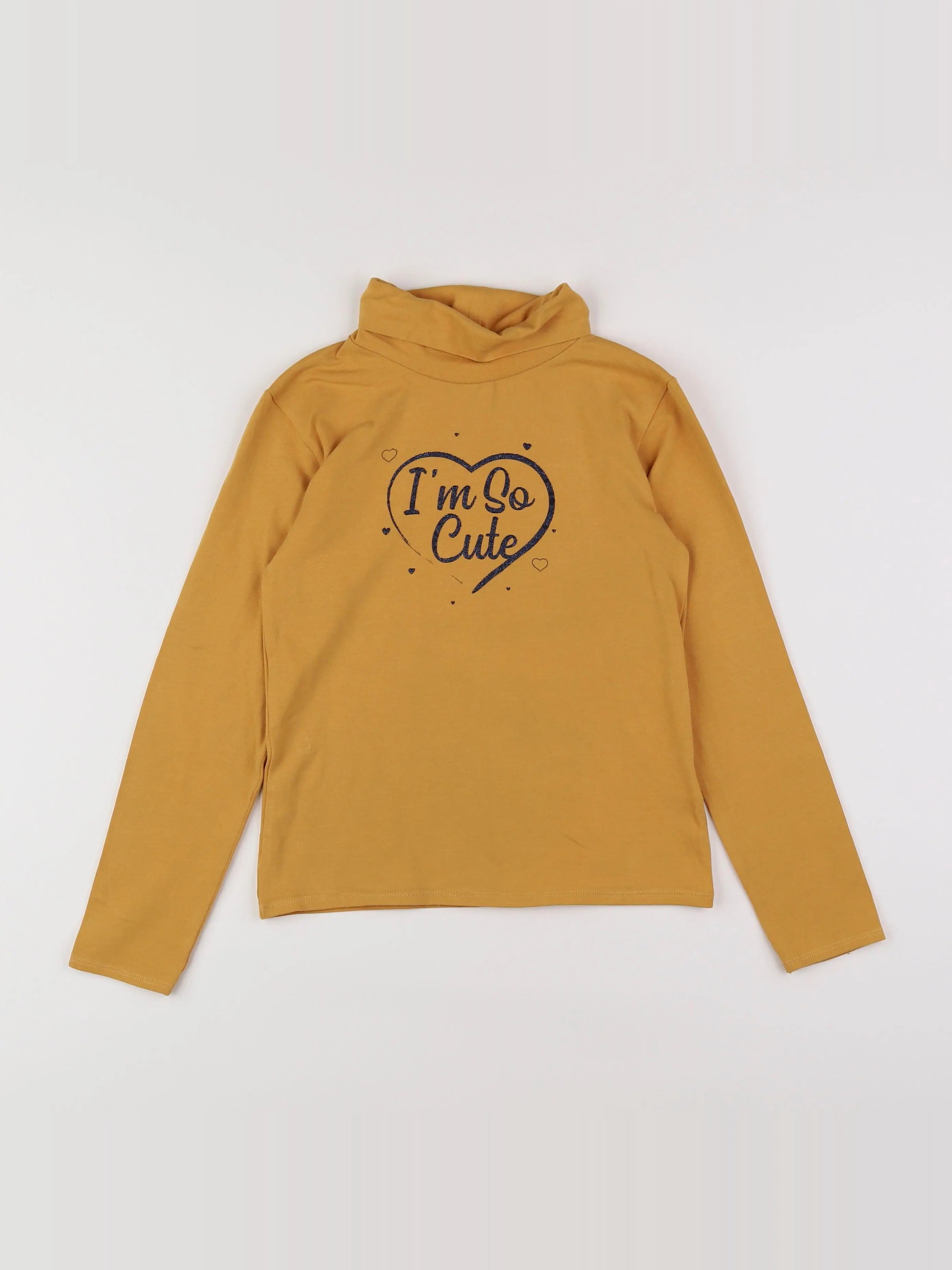 Vertbaudet - sous-pull jaune - 8 ans