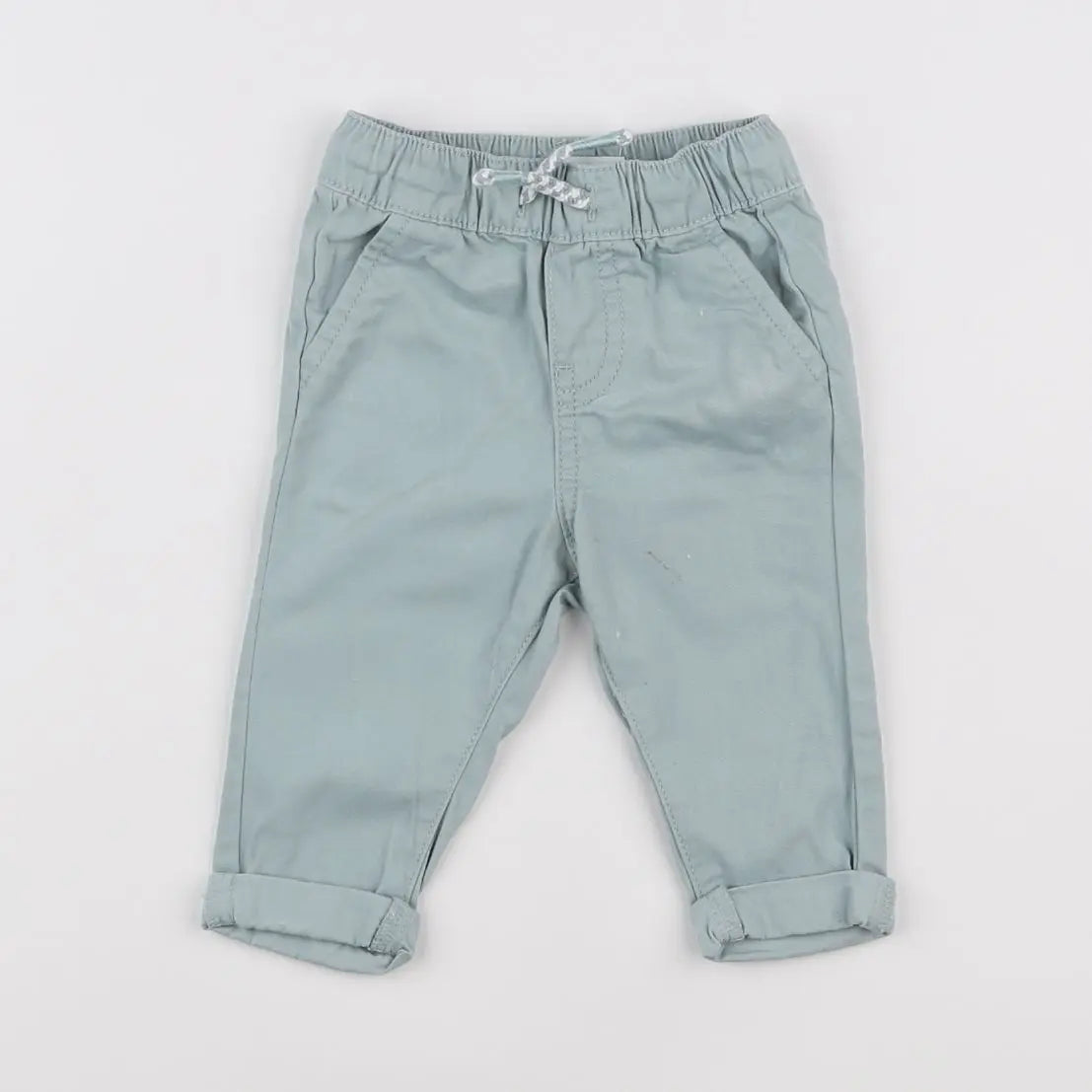 Vertbaudet - pantalon vert - 3 mois
