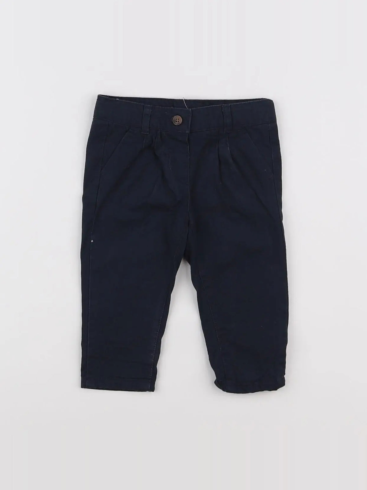 Boutchou - pantalon doublé bleu - 6 mois