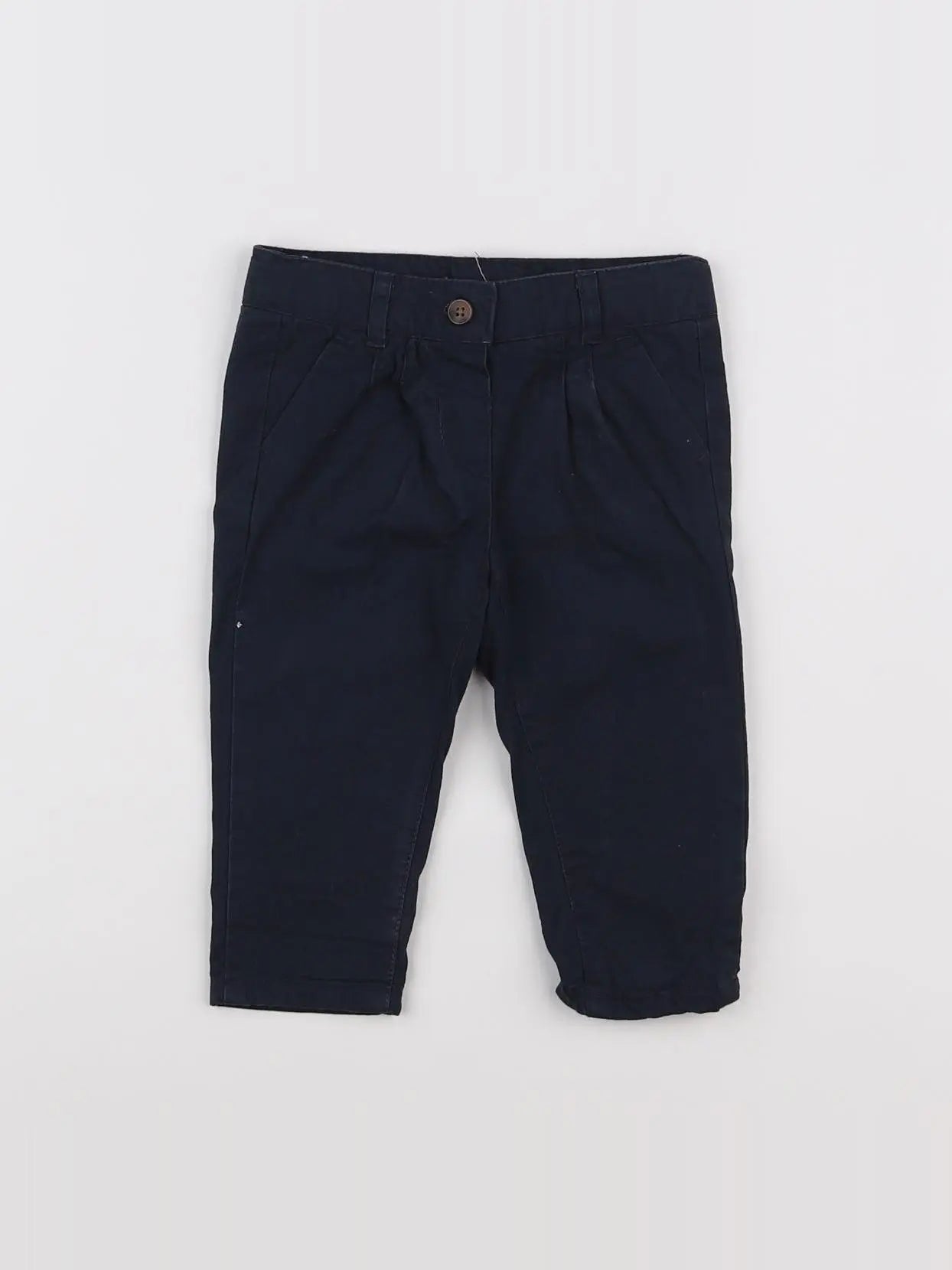 Boutchou - pantalon doublé bleu - 6 mois