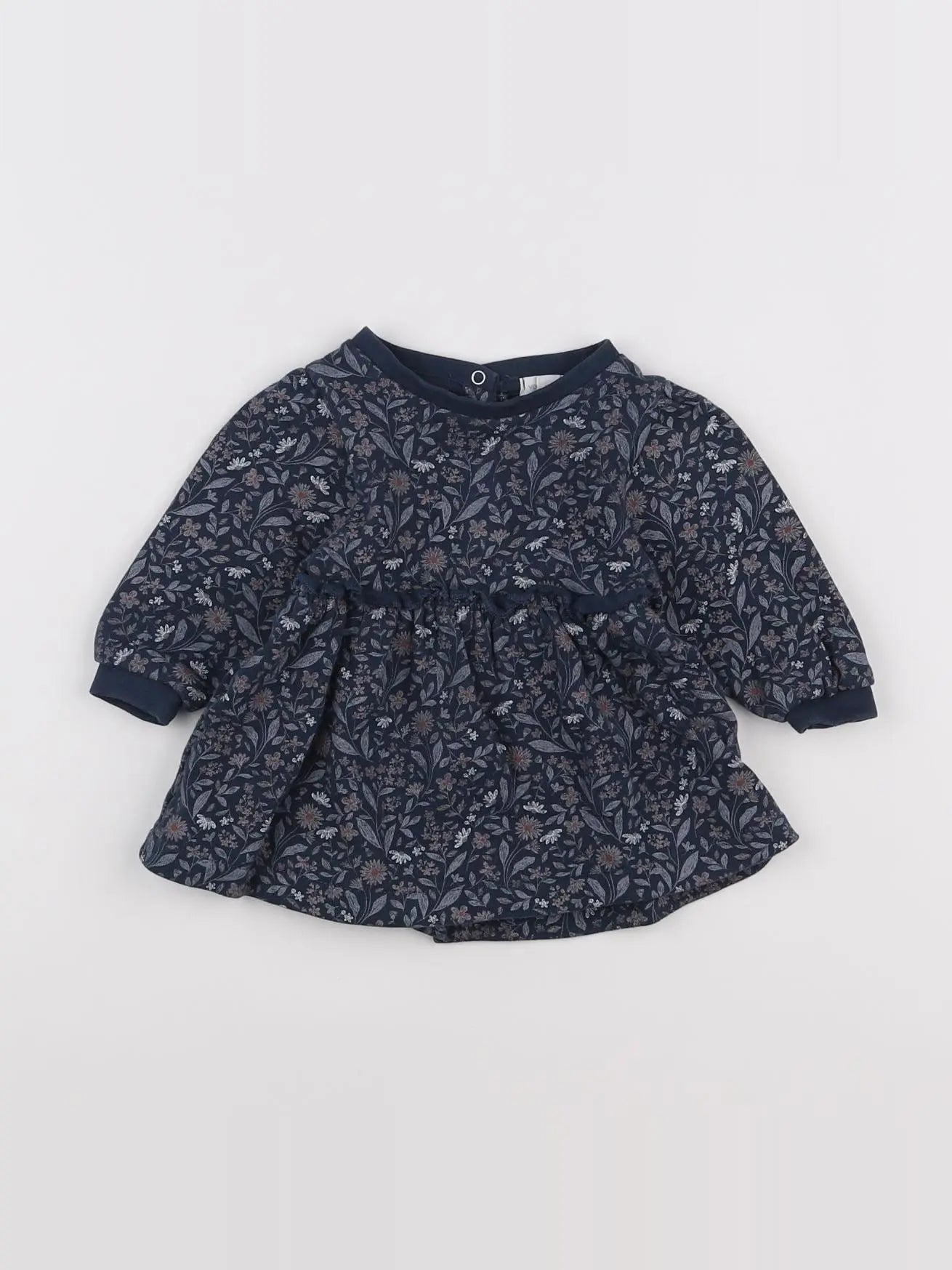 Vertbaudet - robe bleu - 3 mois