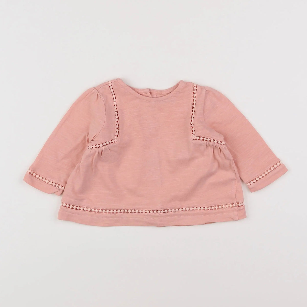 Vertbaudet - tee-shirt rose - 3 mois