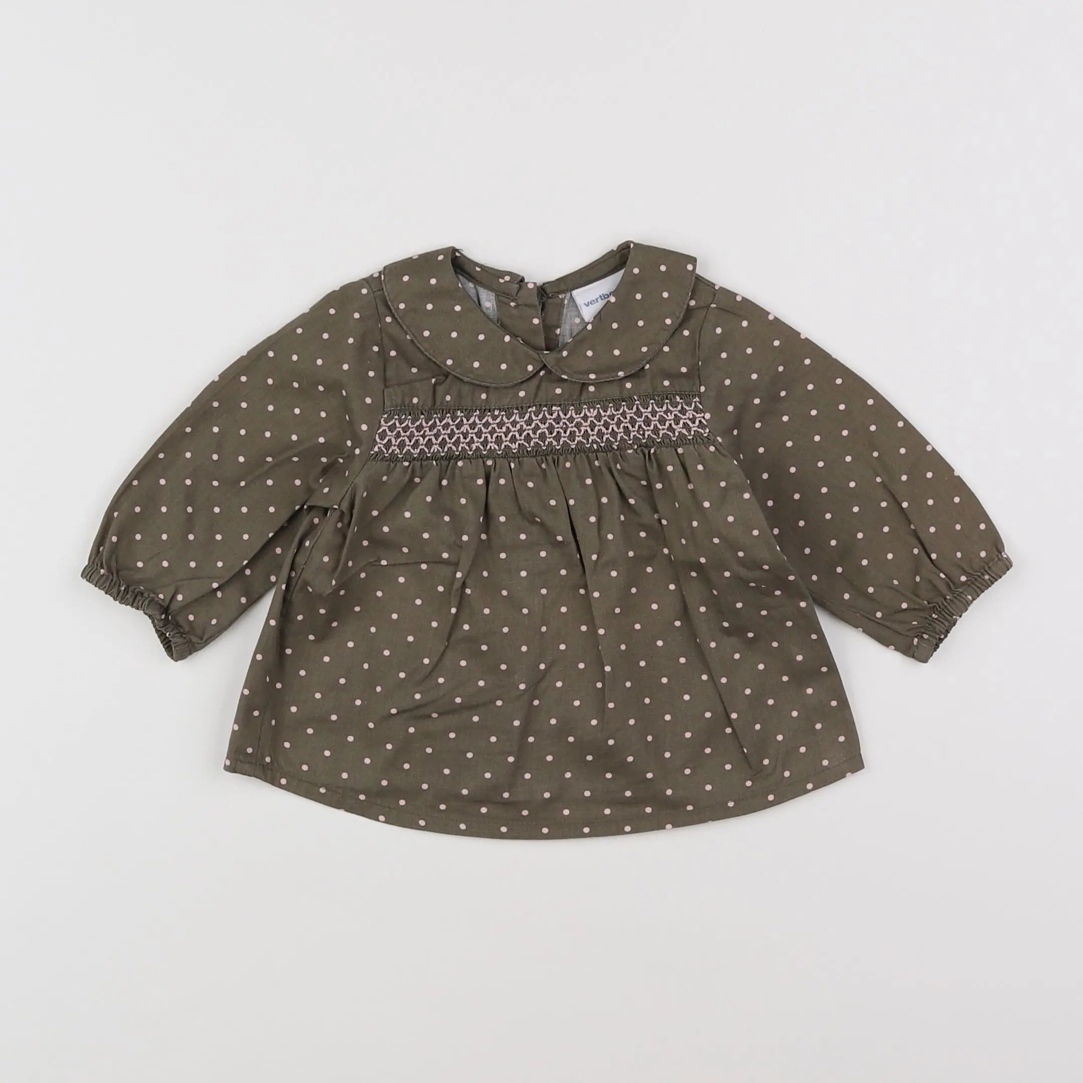 Vertbaudet - robe gris - 3 mois
