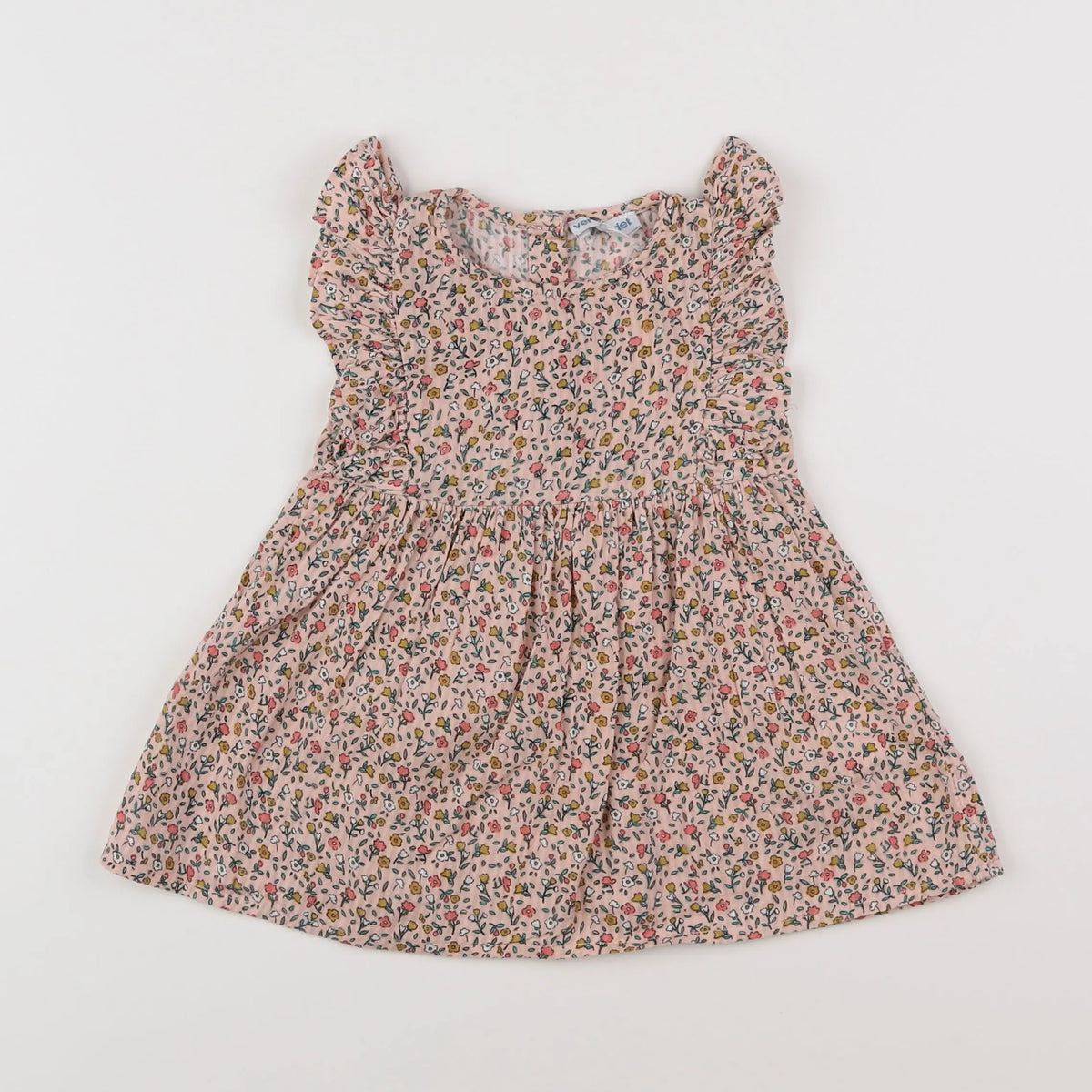 Vertbaudet - robe rose - 12 mois