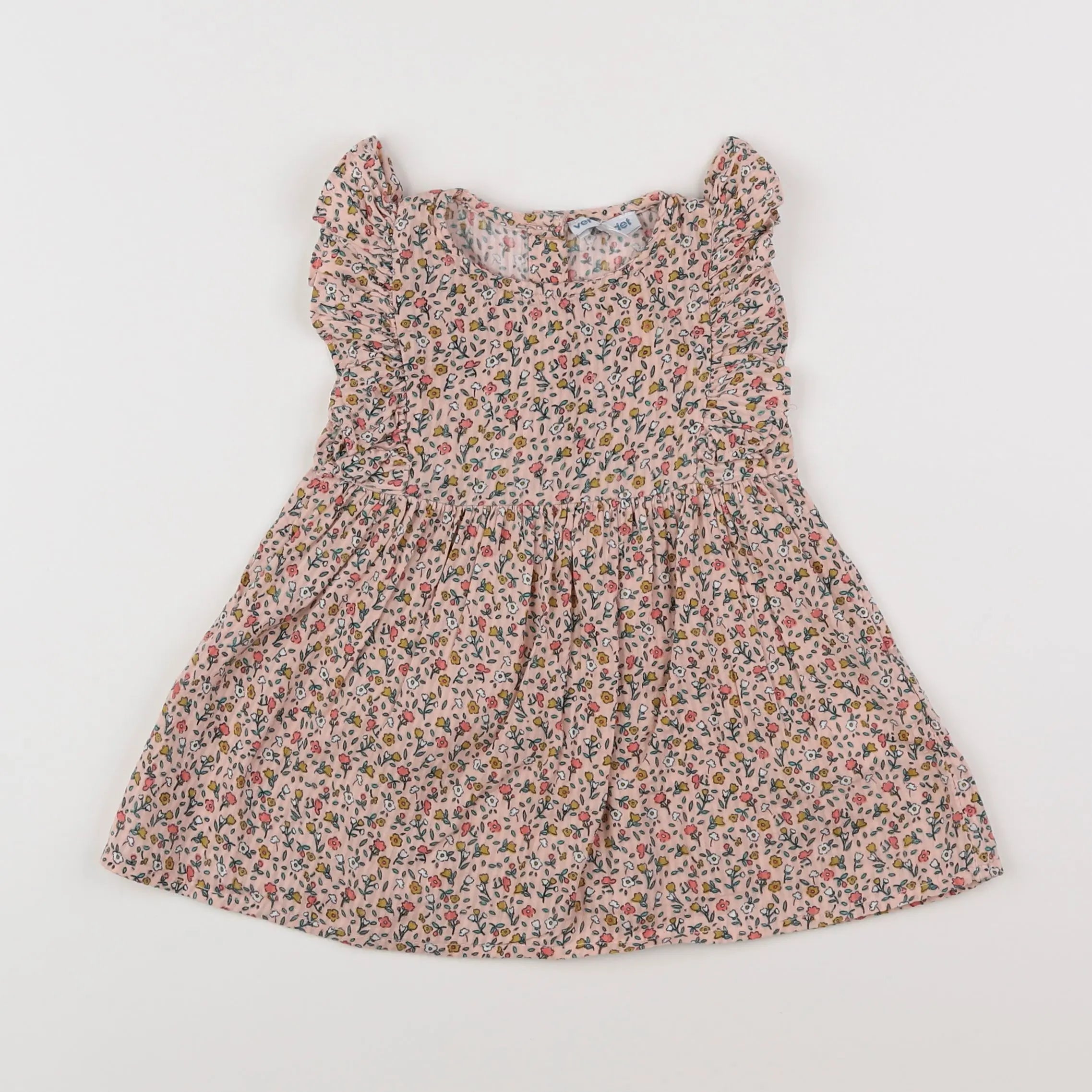 Vertbaudet - robe rose - 12 mois