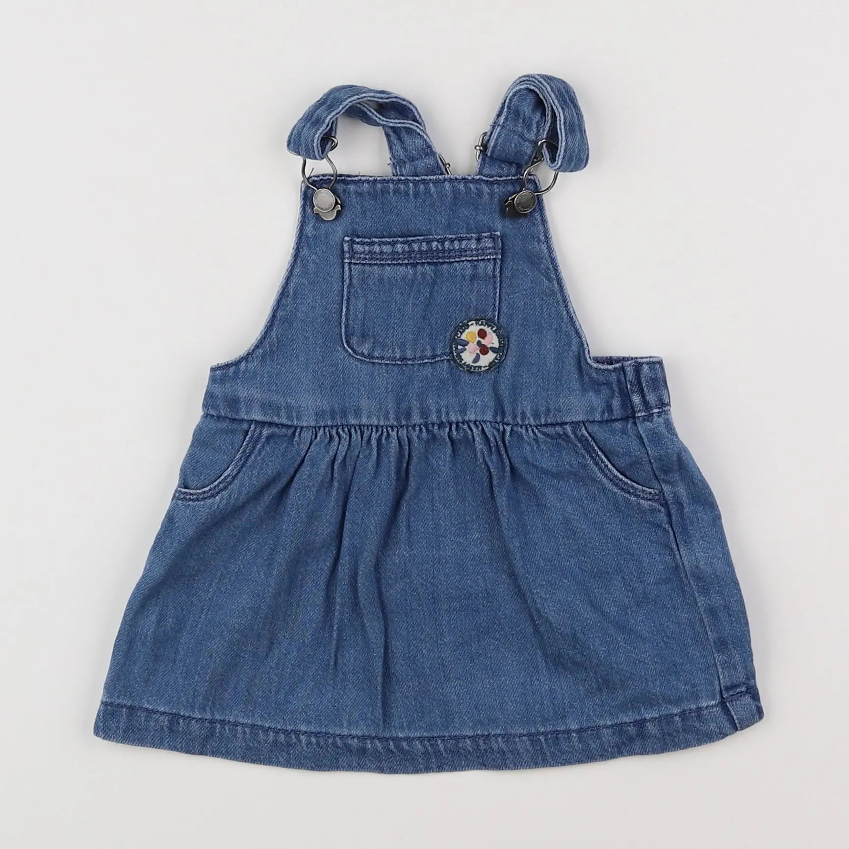 Vertbaudet - robe bleu - 6 mois