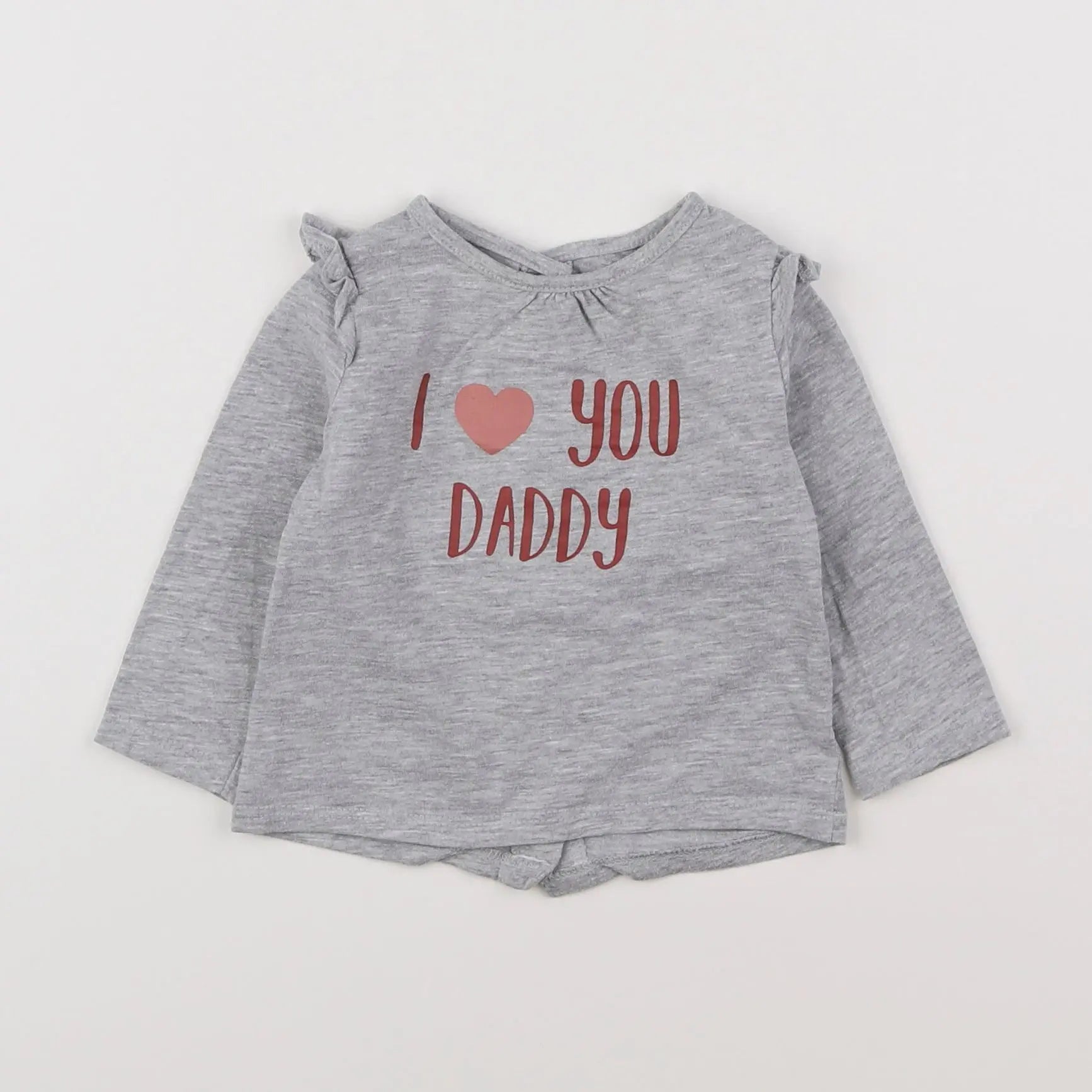 Vertbaudet - tee-shirt gris - 6 mois