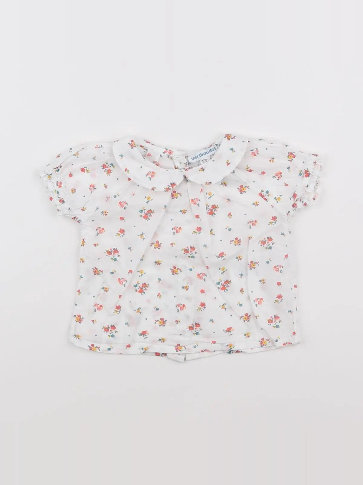 Vertbaudet - blouse blanc - 6 mois