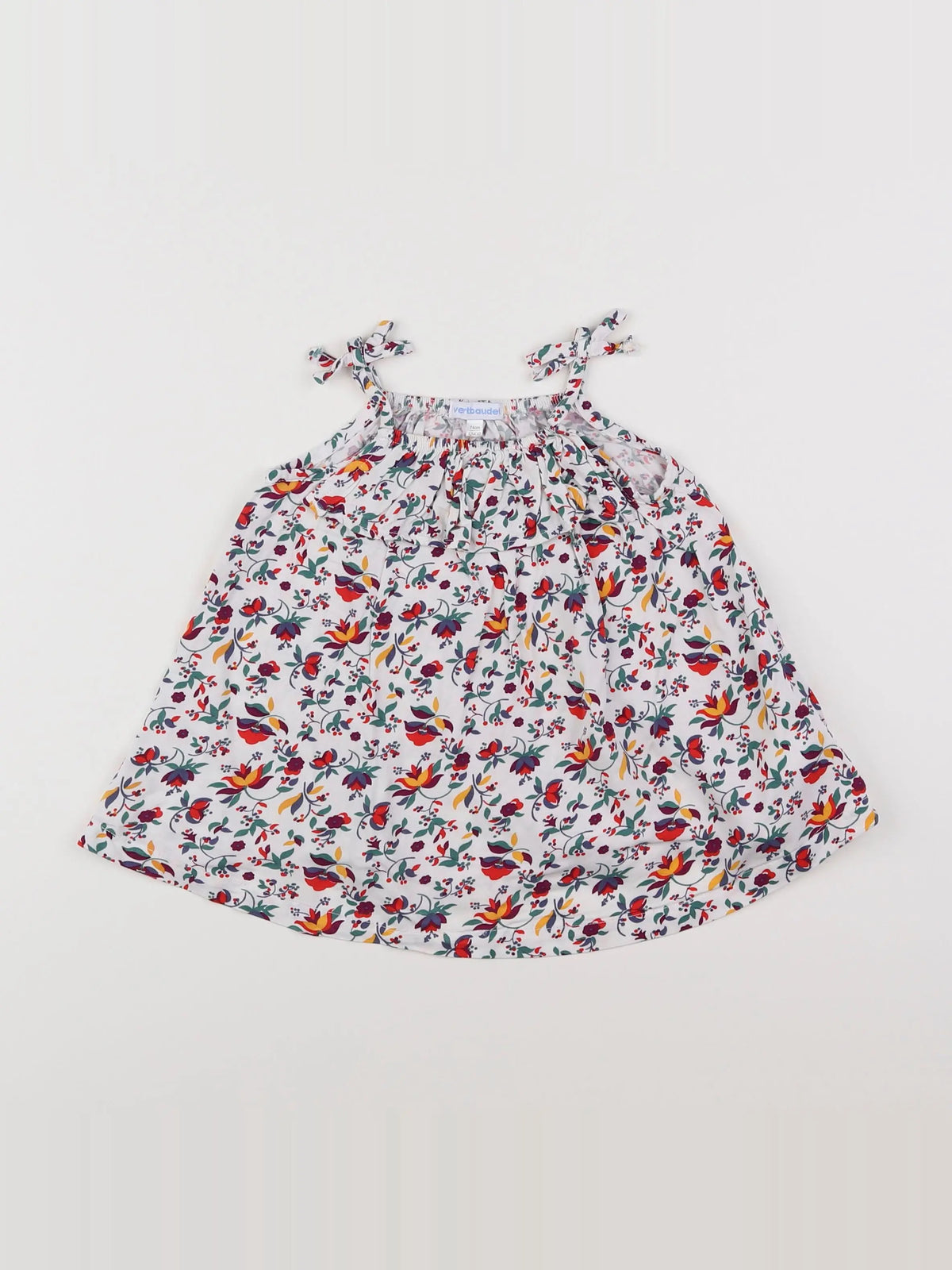 Vertbaudet - blouse multicolore - 12 mois