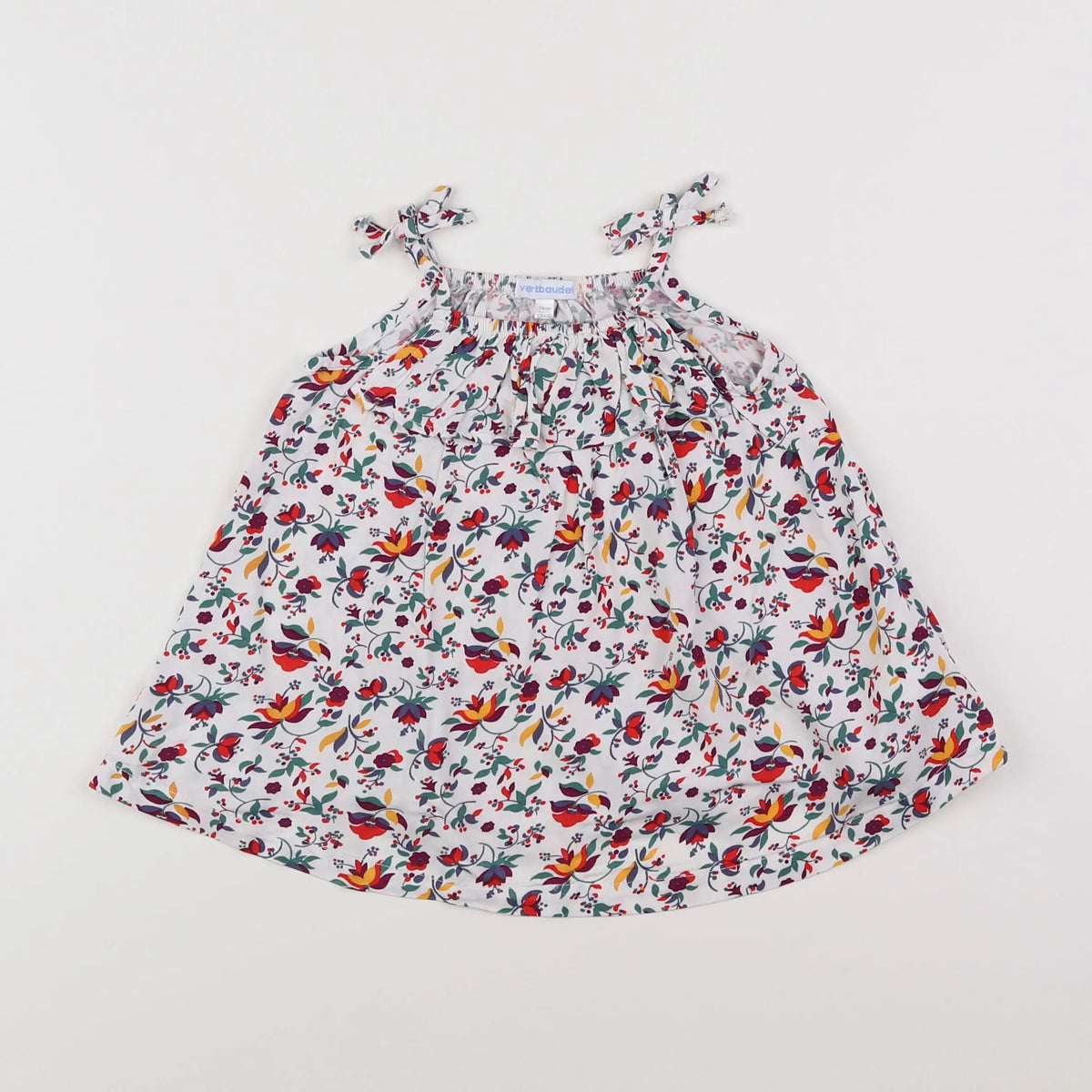 Vertbaudet - blouse multicolore - 12 mois