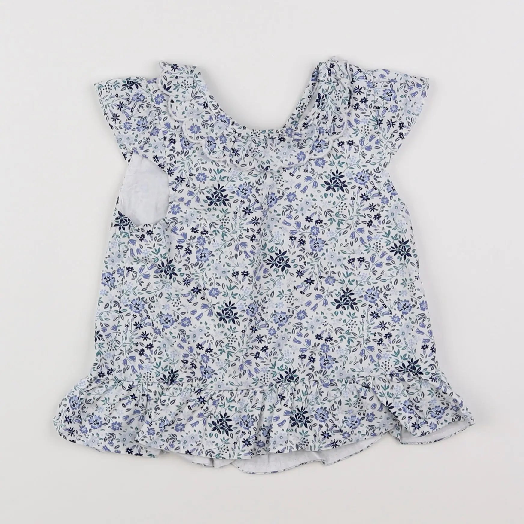 Vertbaudet - blouse bleu - 18 mois