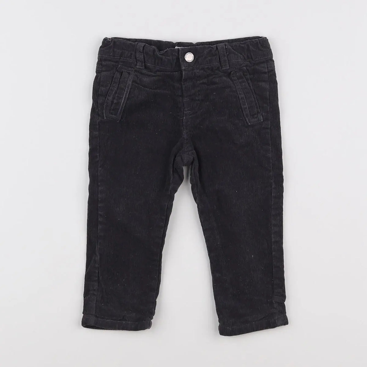 Vertbaudet - pantalon gris - 12 mois