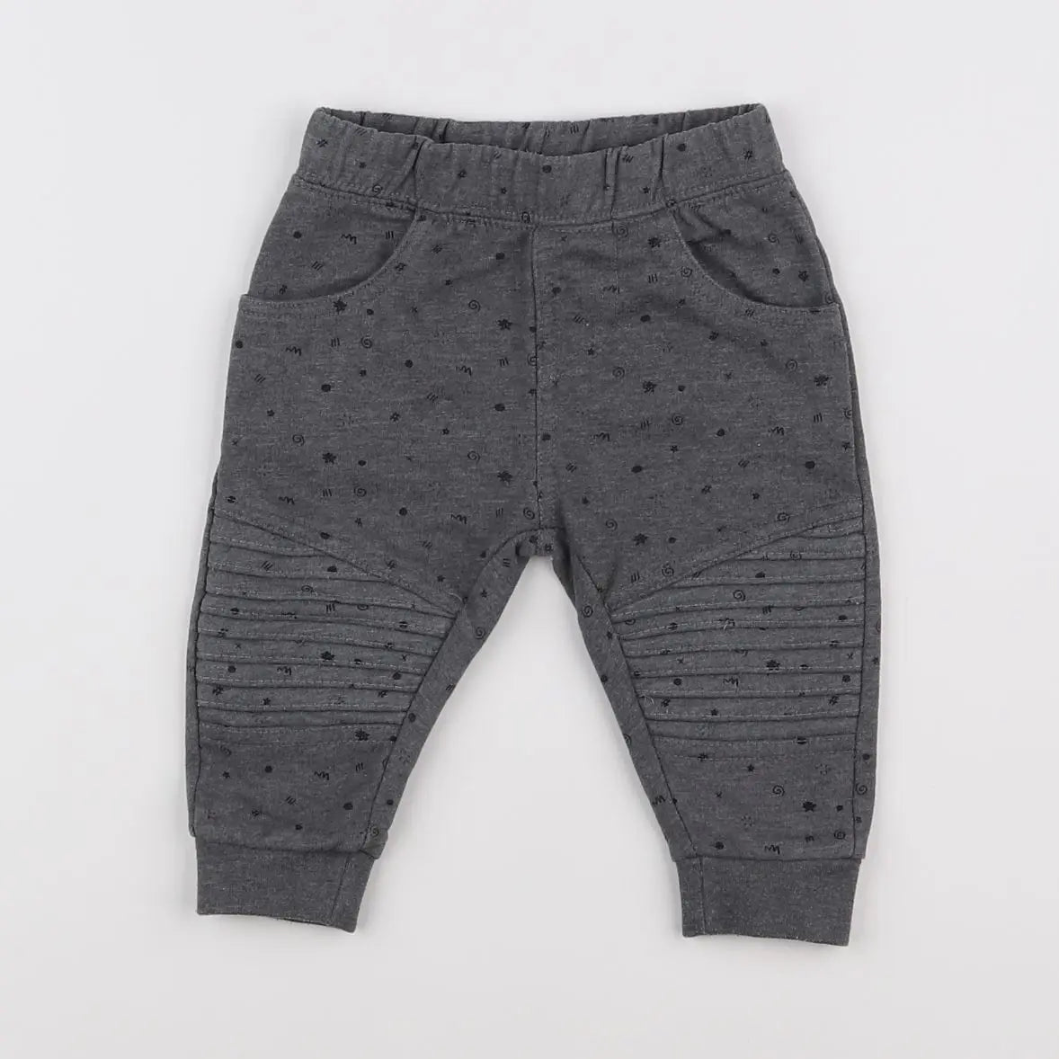 Vertbaudet - pantalon gris - 6 mois