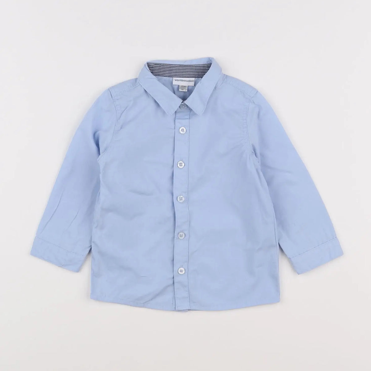Vertbaudet - chemise bleu - 18 mois