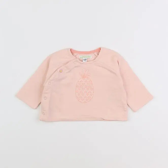 Vertbaudet - tee-shirt orange - 3 mois