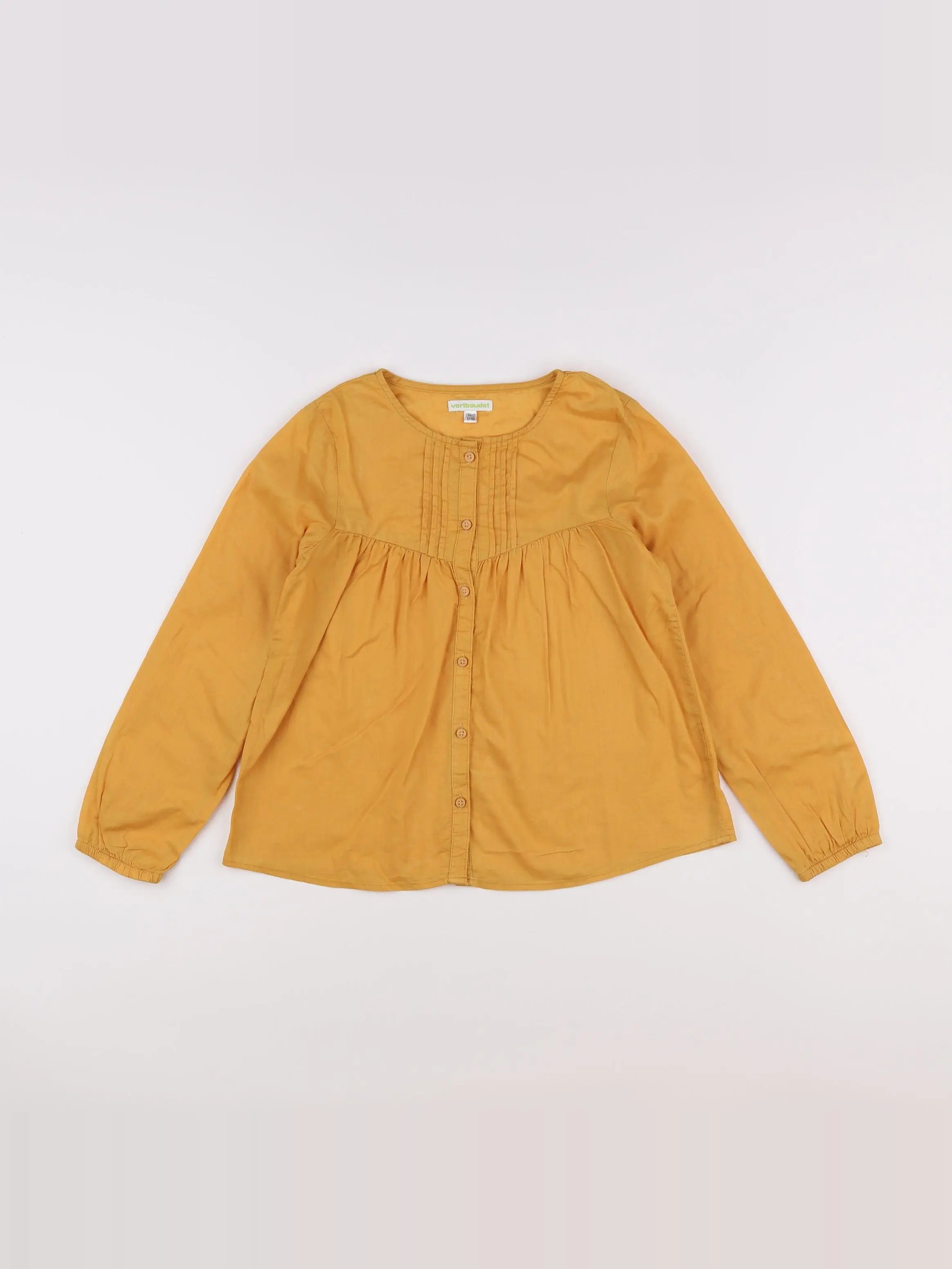 Vertbaudet - blouse jaune - 9 ans