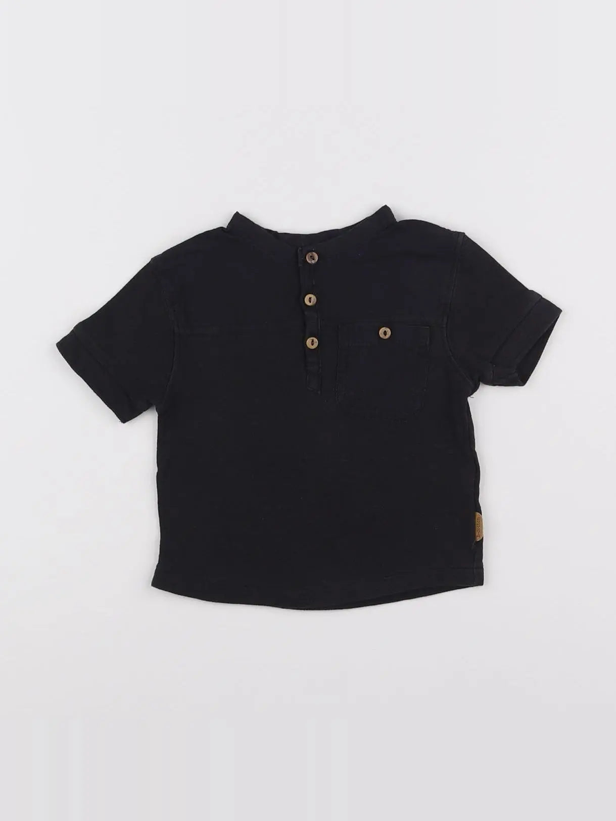 Zara - tee-shirt noir - 3/6 mois