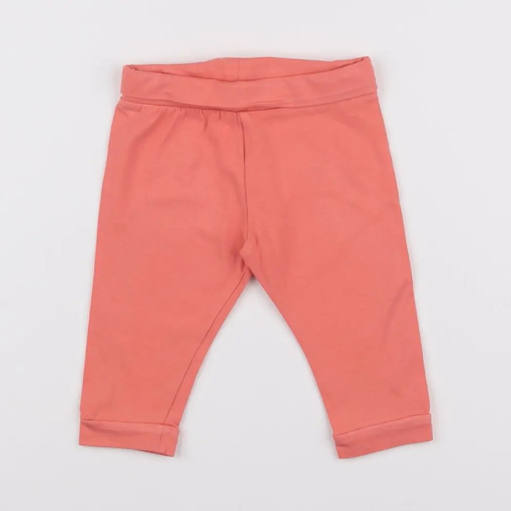 Vertbaudet - legging rose - 6 mois