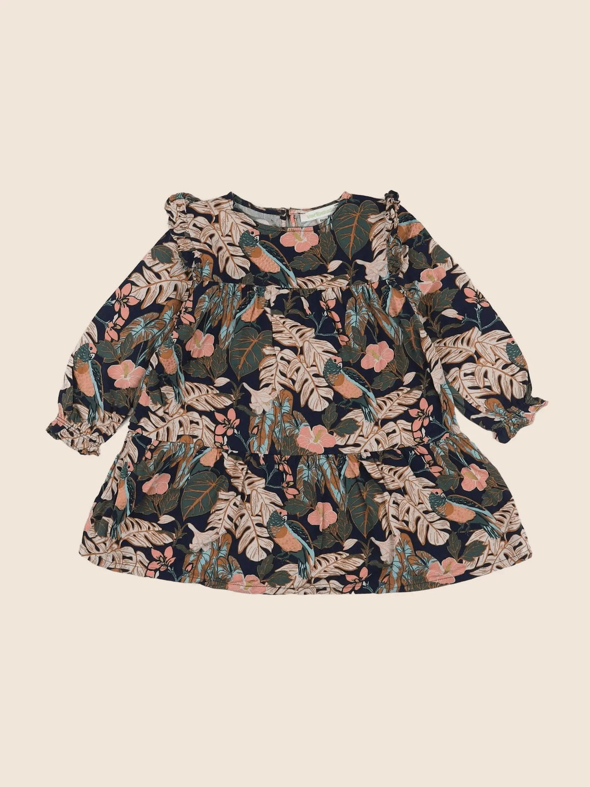 Vertbaudet - robe multicolore - 2 ans