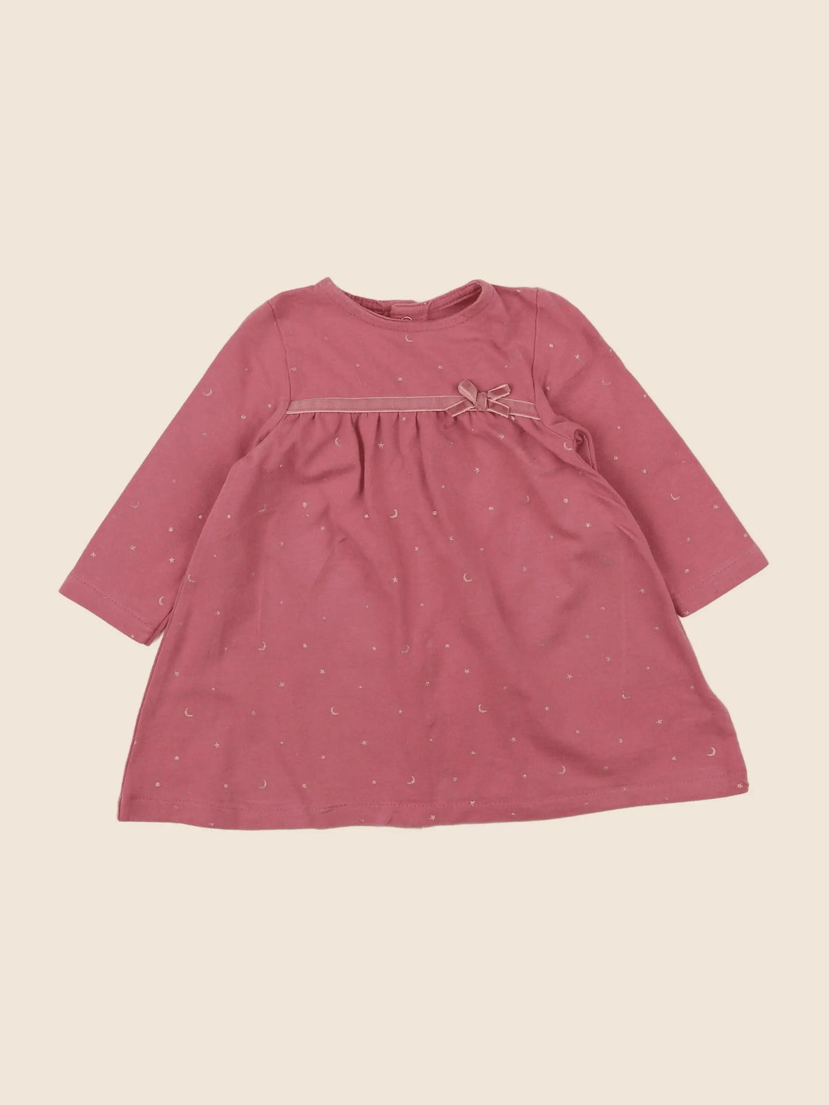 Vertbaudet - robe rose - 6 mois