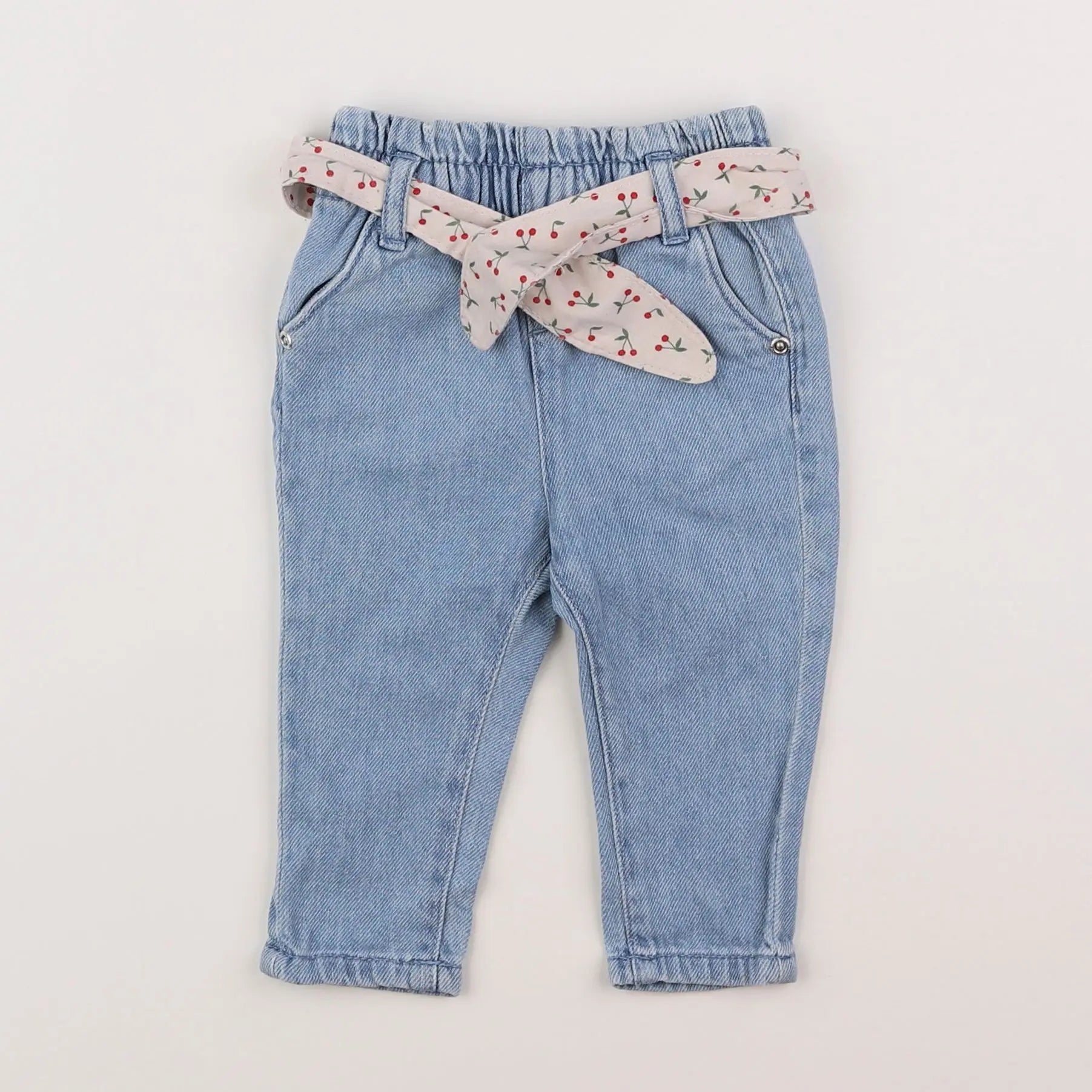 Vertbaudet - jean bleu - 3 mois