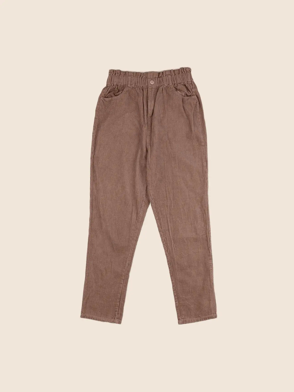 Vertbaudet - pantalon marron - 14 ans