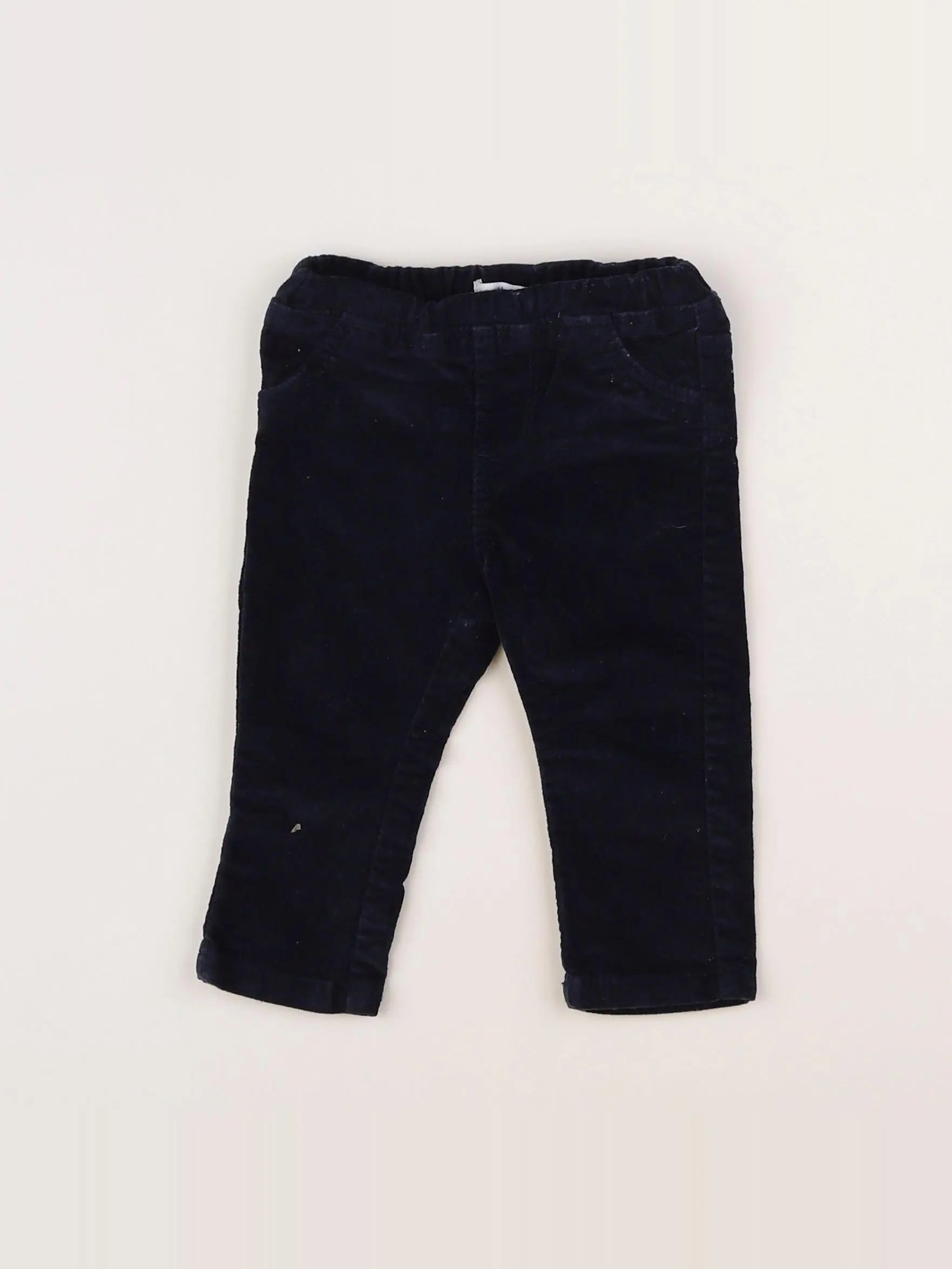 Vertbaudet - jegging bleu - 9 mois