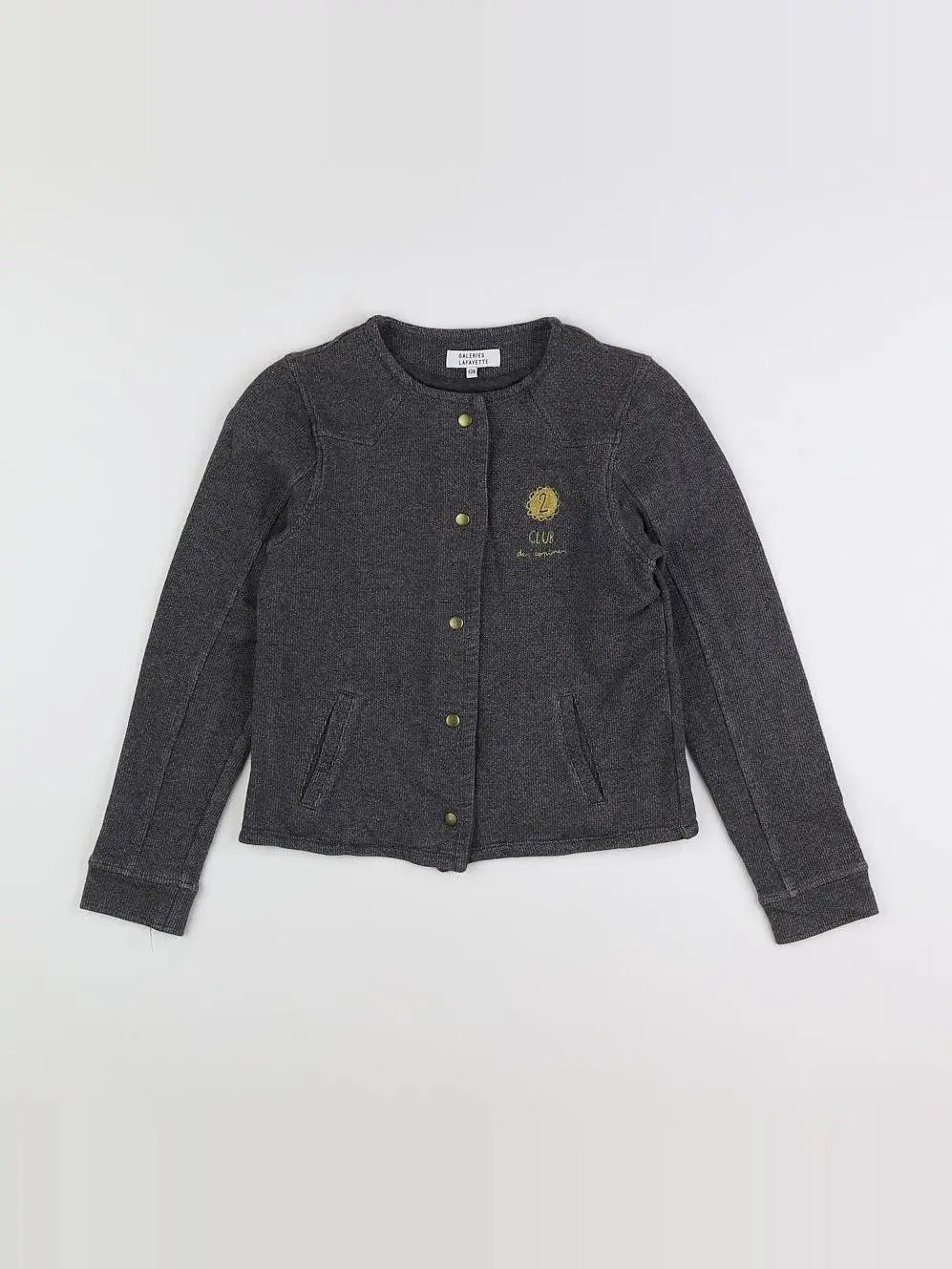 Galeries Lafayette - veste gris, argent - 12 ans