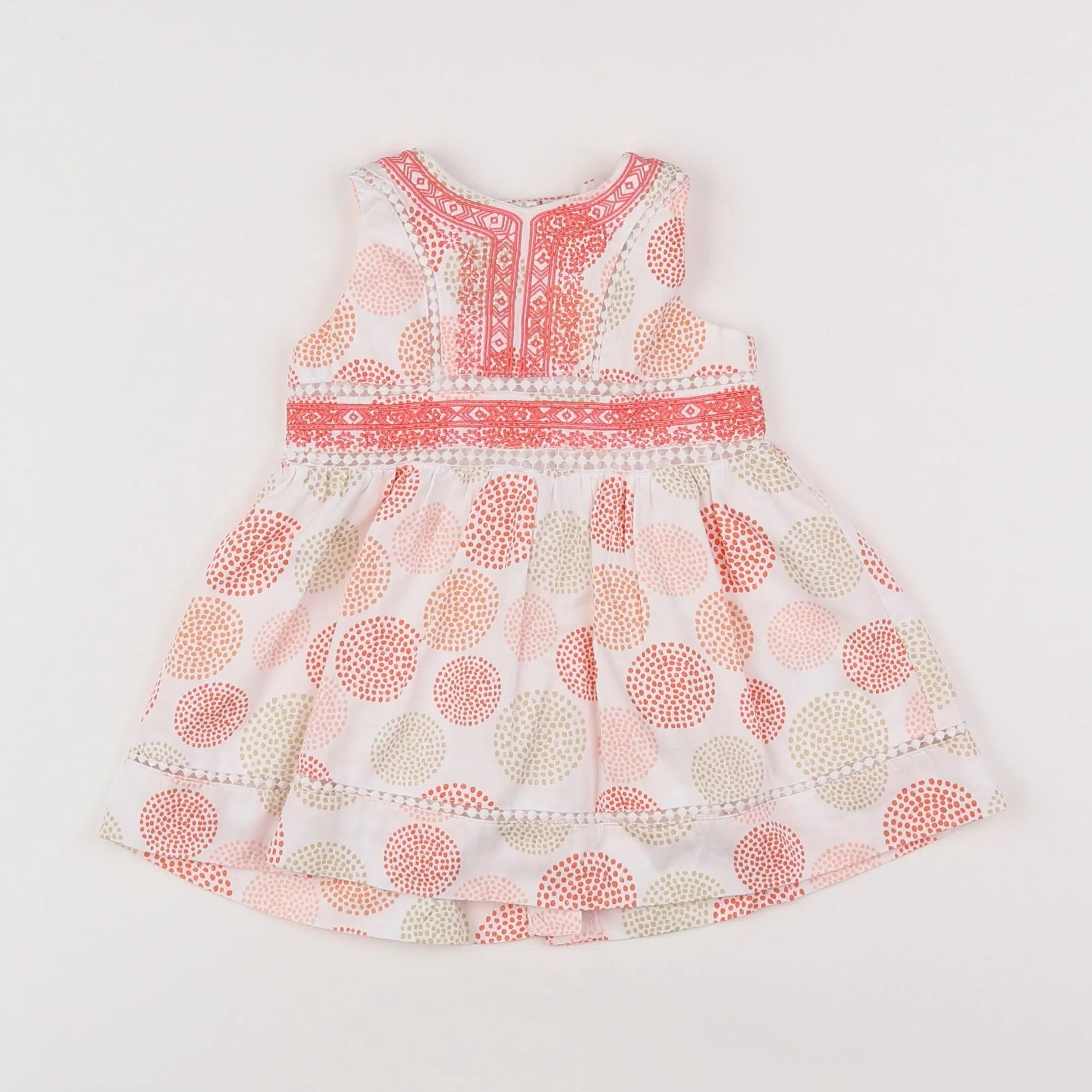 Vertbaudet - robe blanc - 6 mois