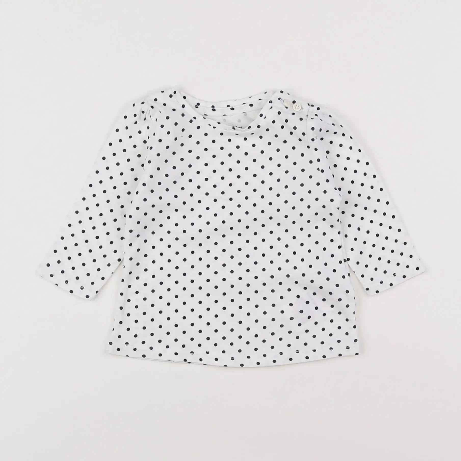 Vertbaudet - tee-shirt blanc - 3 mois