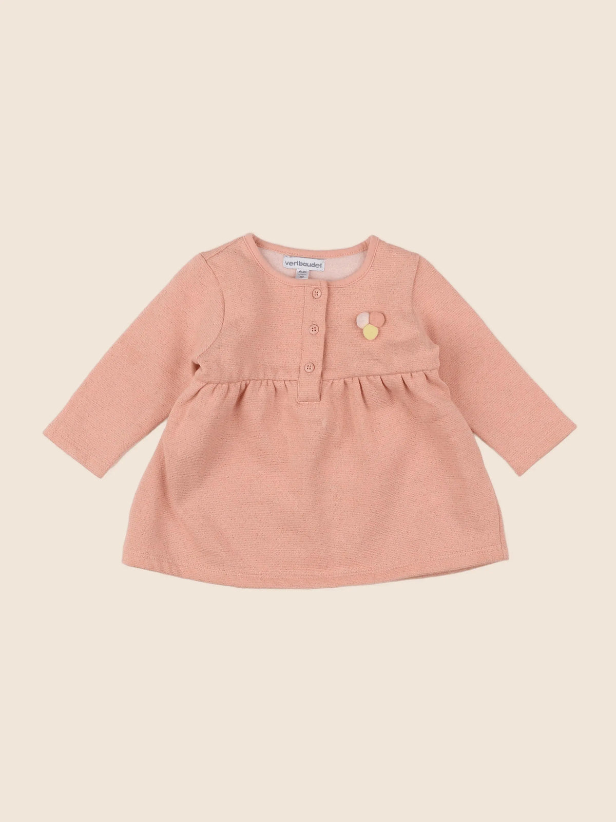 Vertbaudet - robe rose - 6 mois