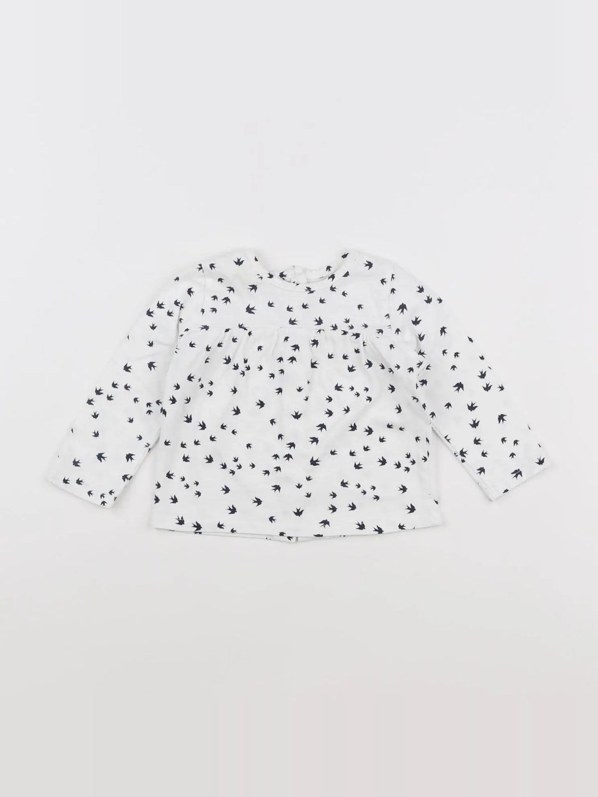 Vertbaudet - tee-shirt blanc - 6 mois