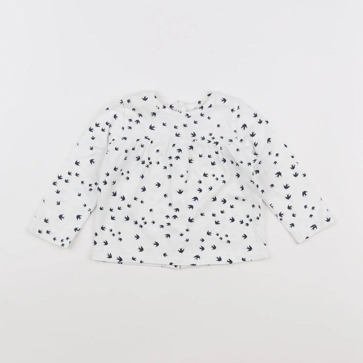 Vertbaudet - tee-shirt blanc - 6 mois