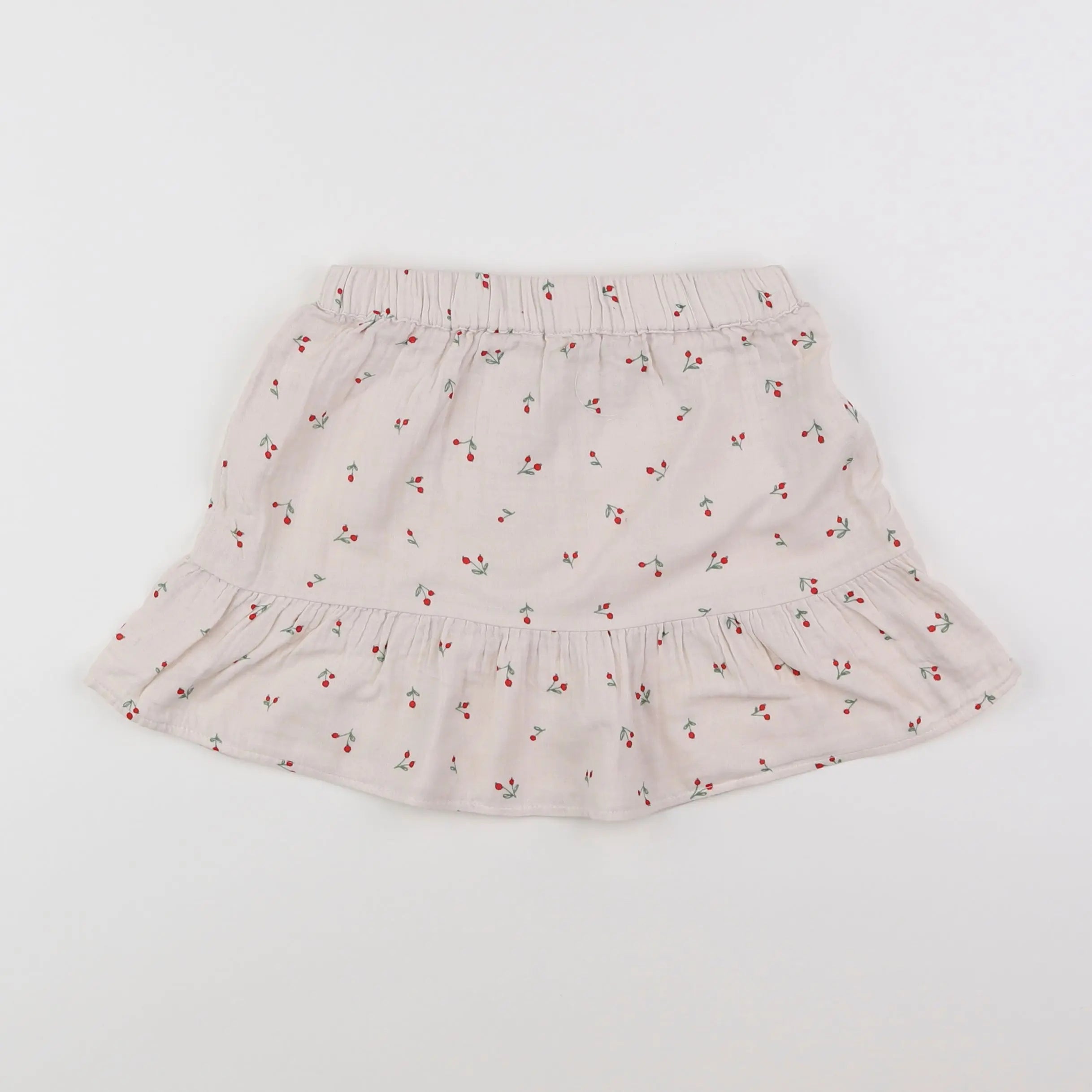 Vertbaudet - jupe beige - 8 ans