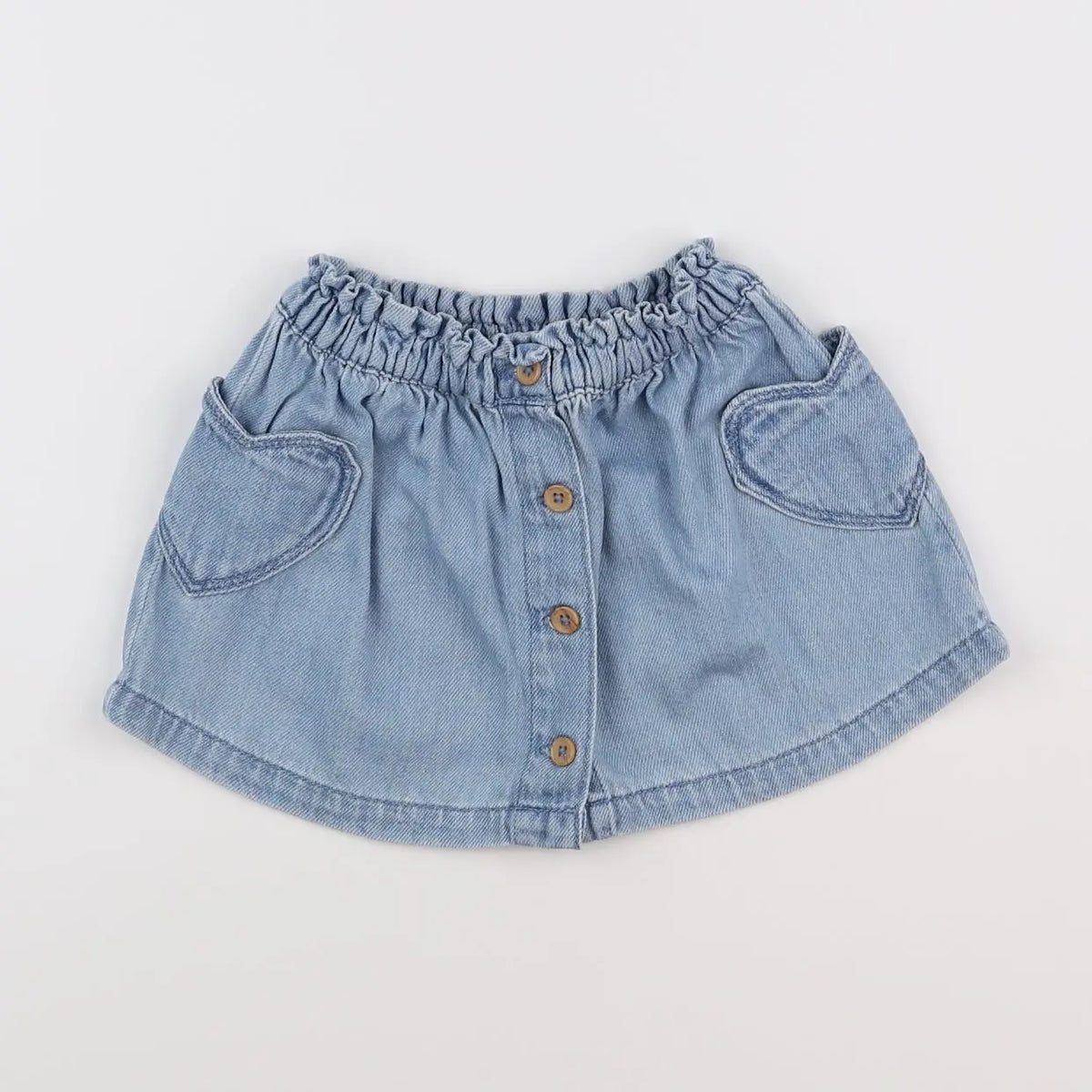 Vertbaudet - jupe bleu - 18 mois