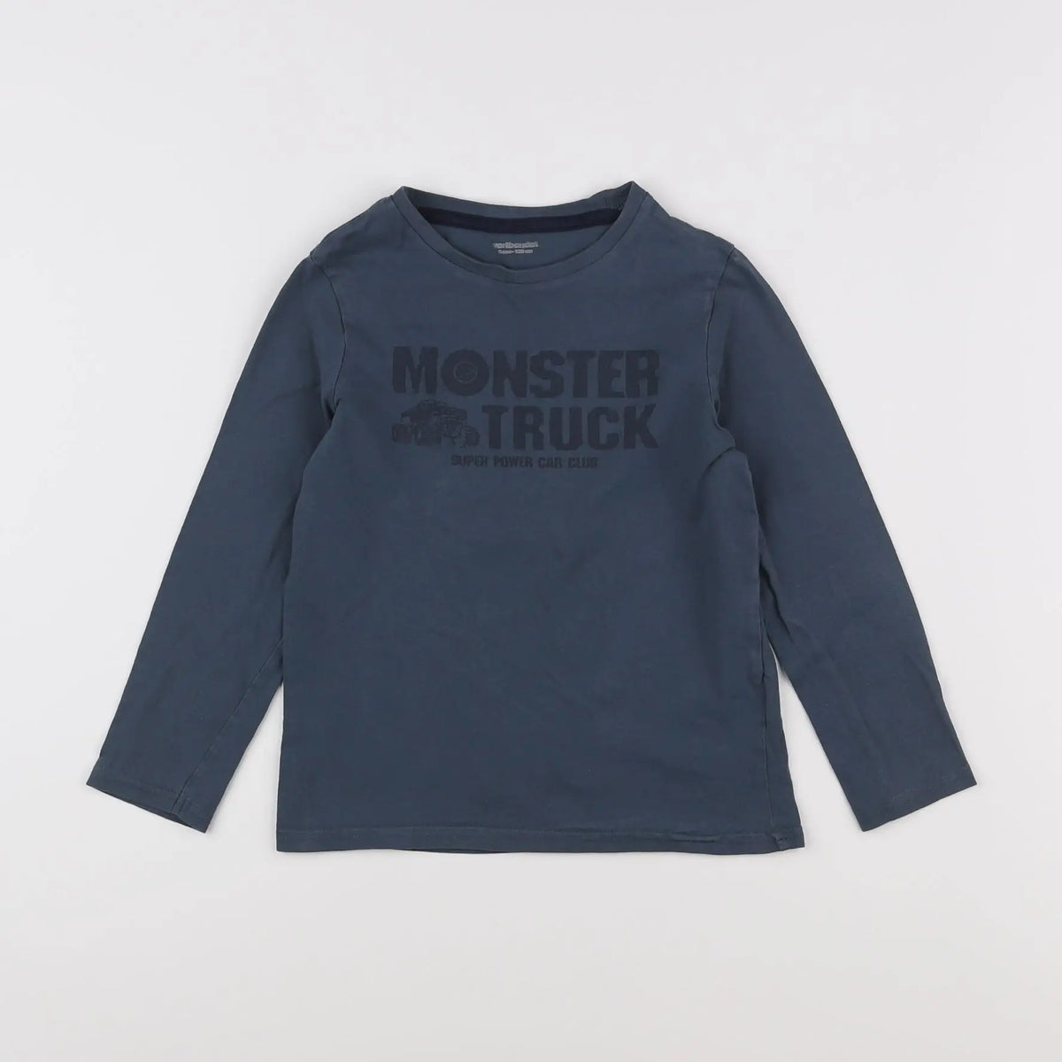 Vertbaudet - tee-shirt bleu - 8 ans