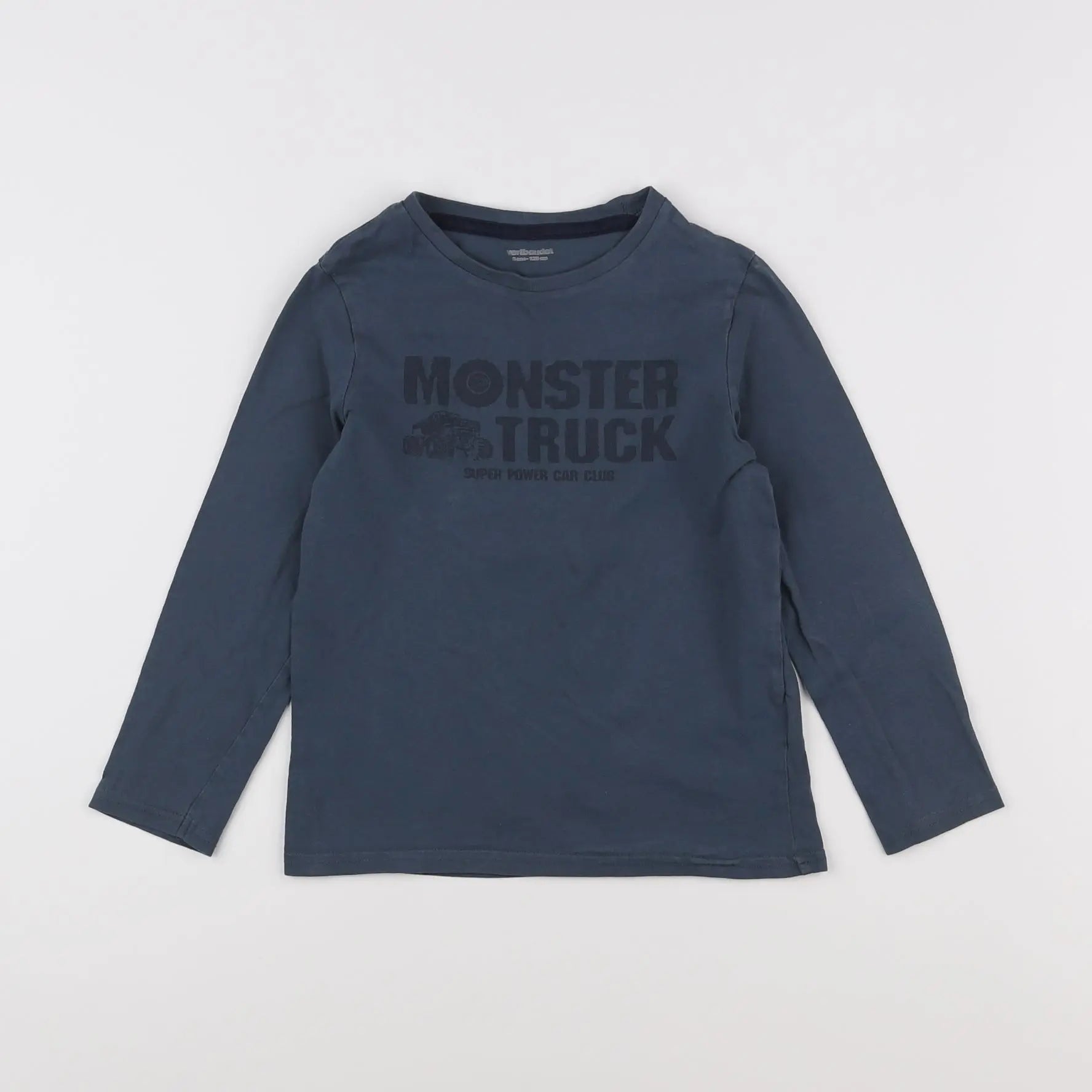 Vertbaudet - tee-shirt bleu - 8 ans