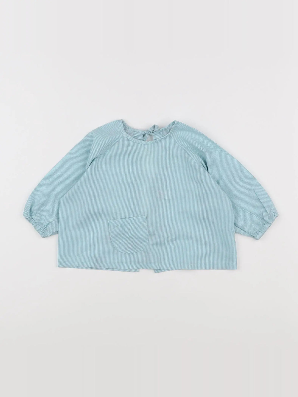 Petit Pan - blouse blanc, bleu - 6 mois