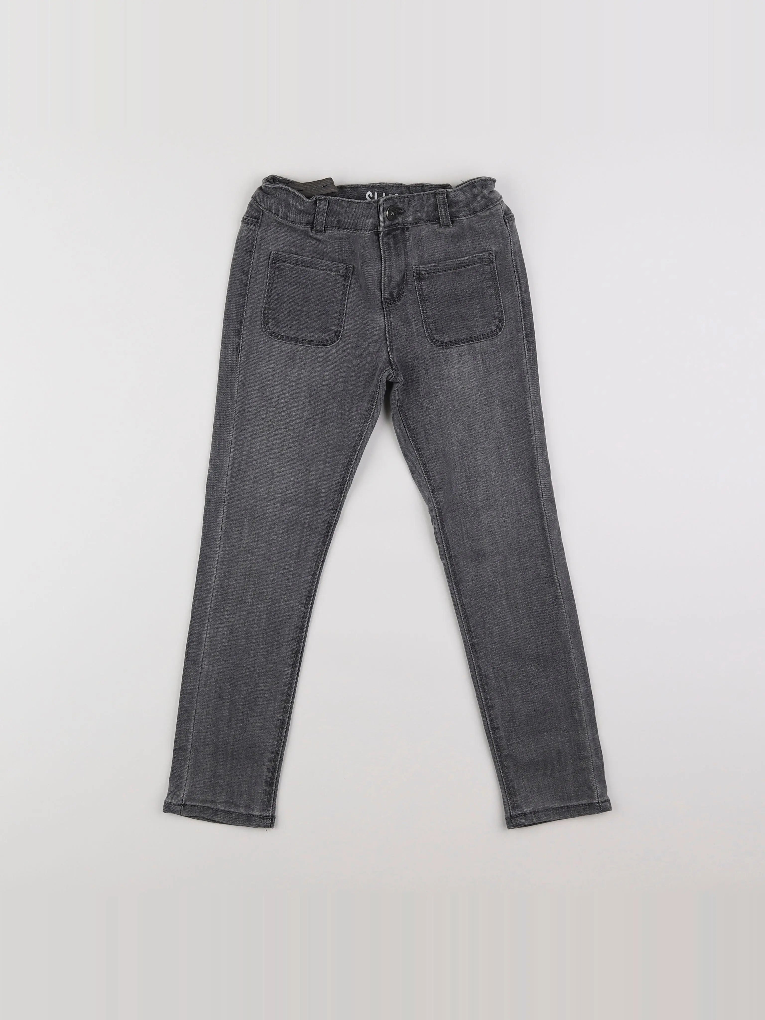 Vertbaudet - jean gris - 6 ans