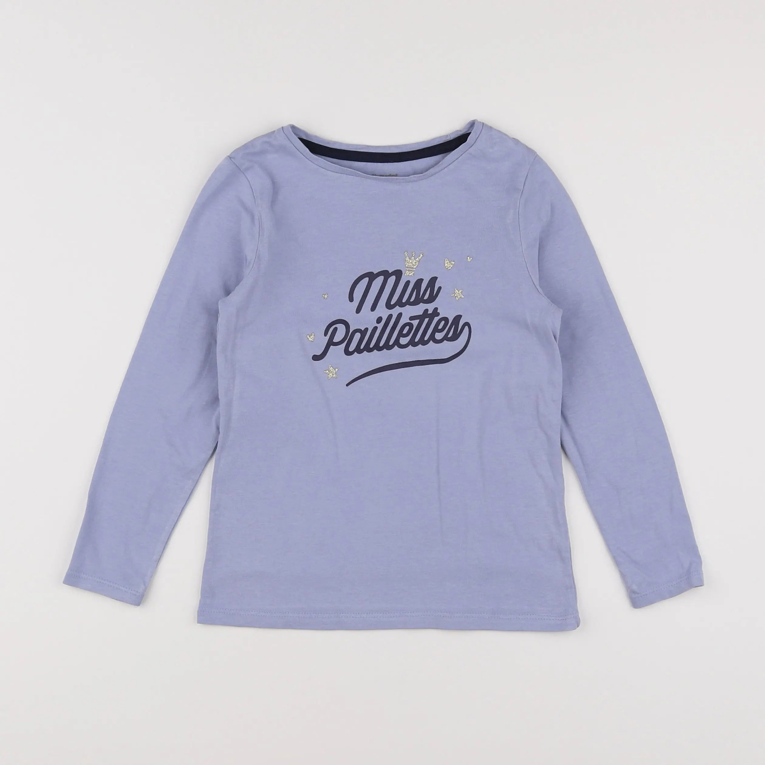 Vertbaudet - tee-shirt bleu - 6 ans