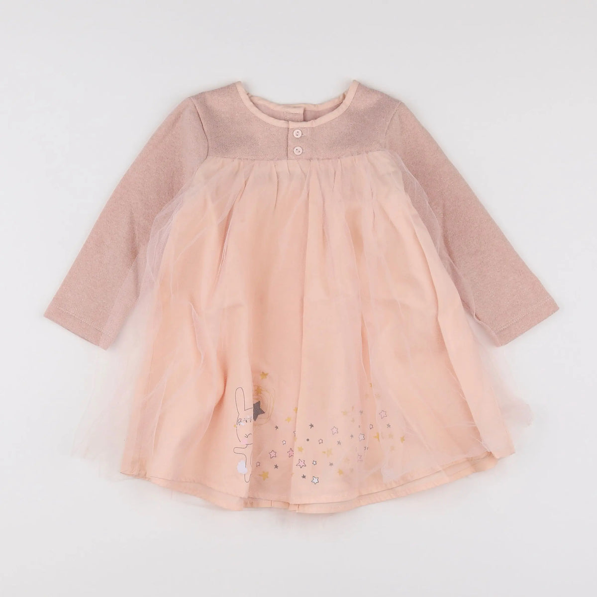 Vertbaudet - robe rose - 18 mois