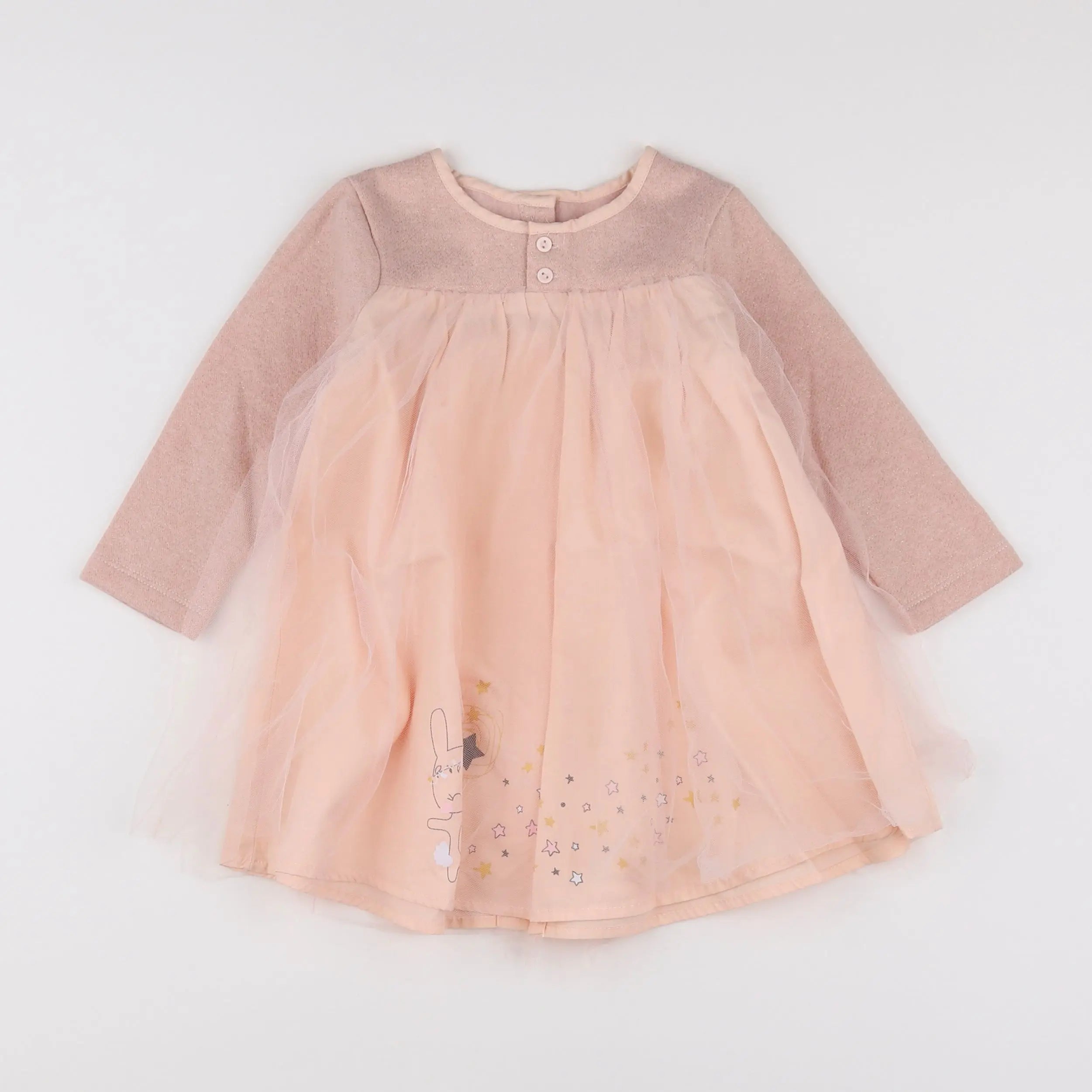 Vertbaudet - robe rose - 18 mois