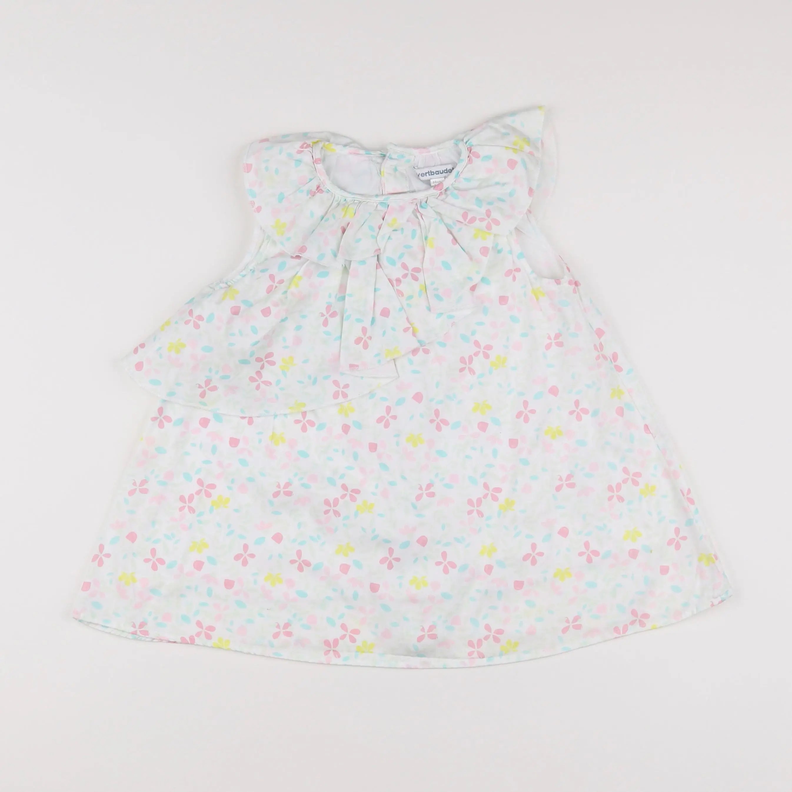 Vertbaudet - robe multicolore - 2 ans