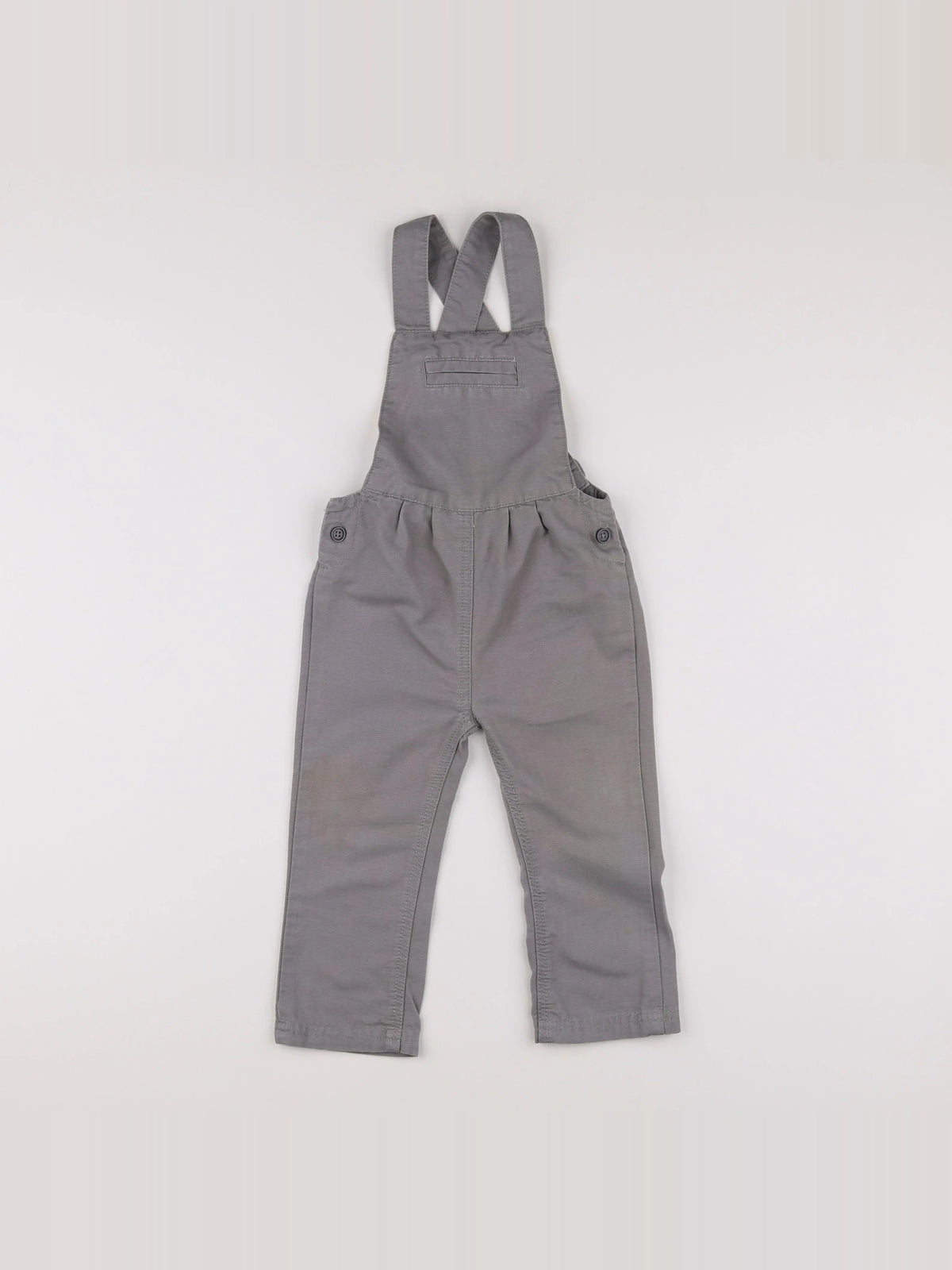 Gocco - salopette gris - 9/12 mois
