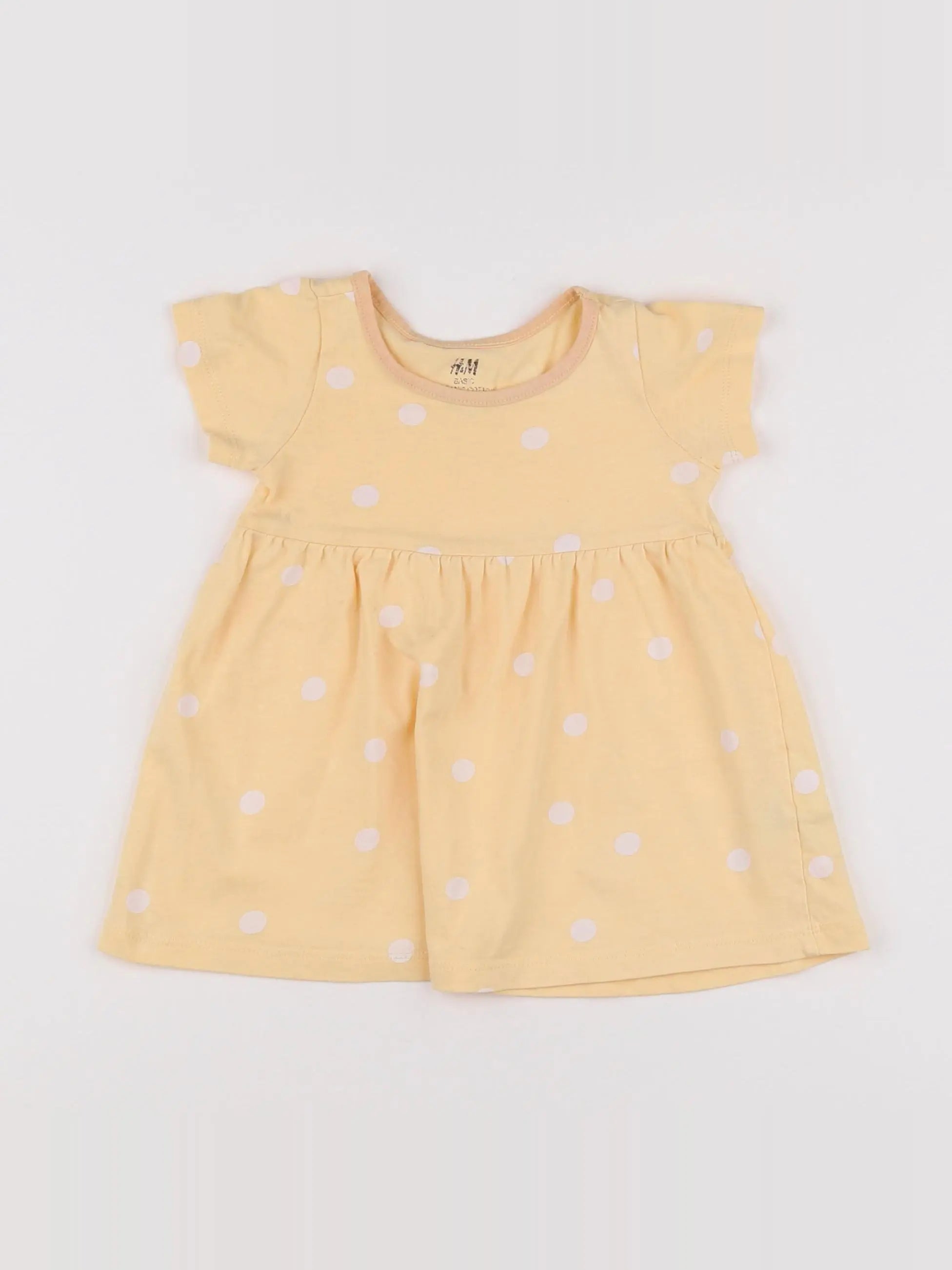 H&M - robe jaune - 3/6 mois