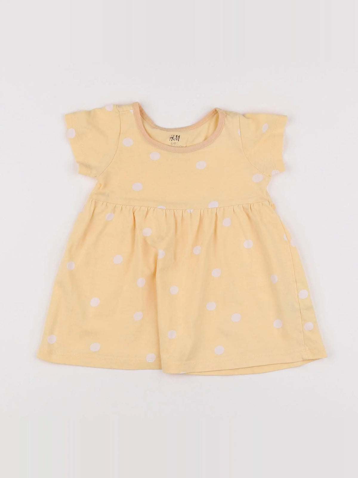 H&M - robe jaune - 3/6 mois