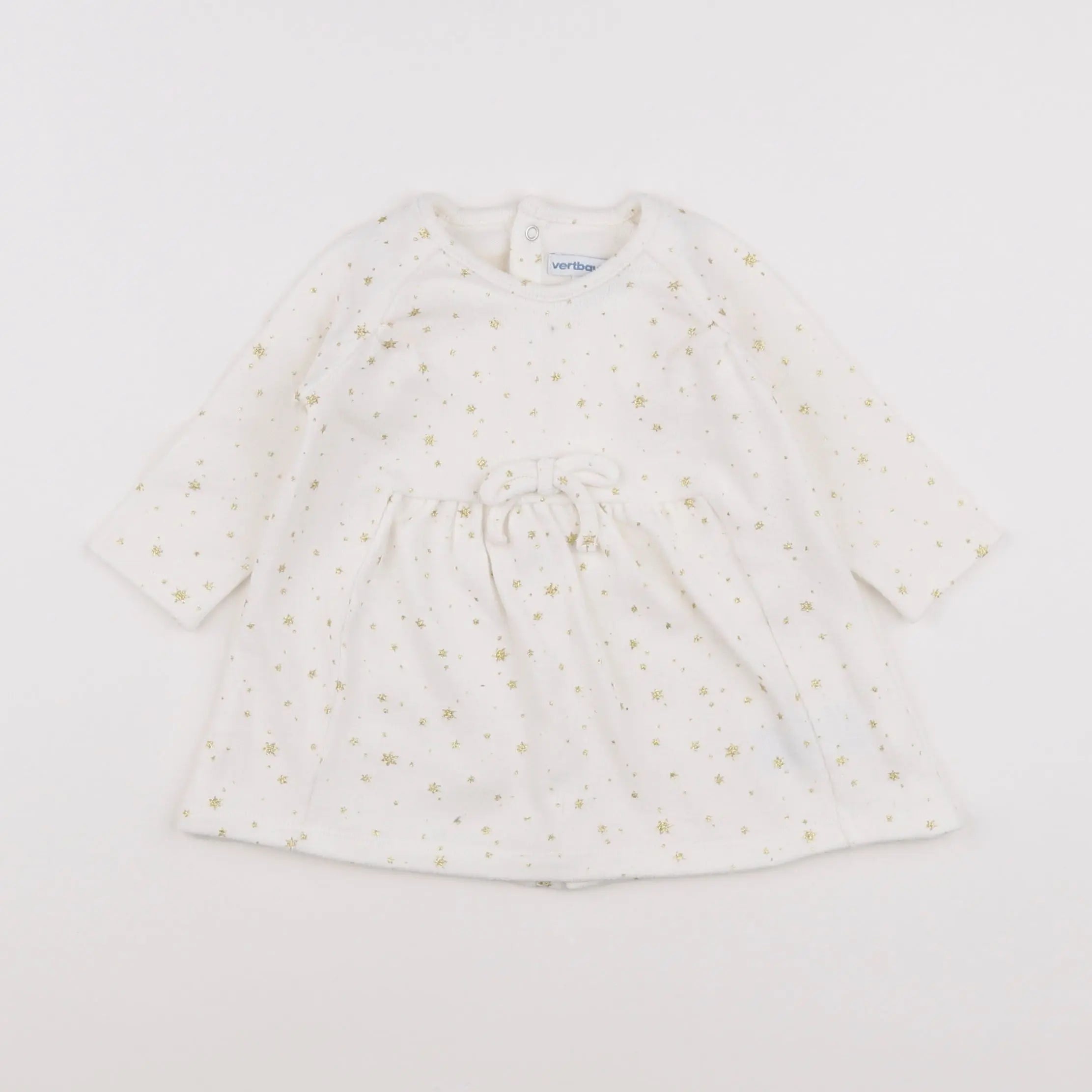 Vertbaudet - robe blanc - 6 mois