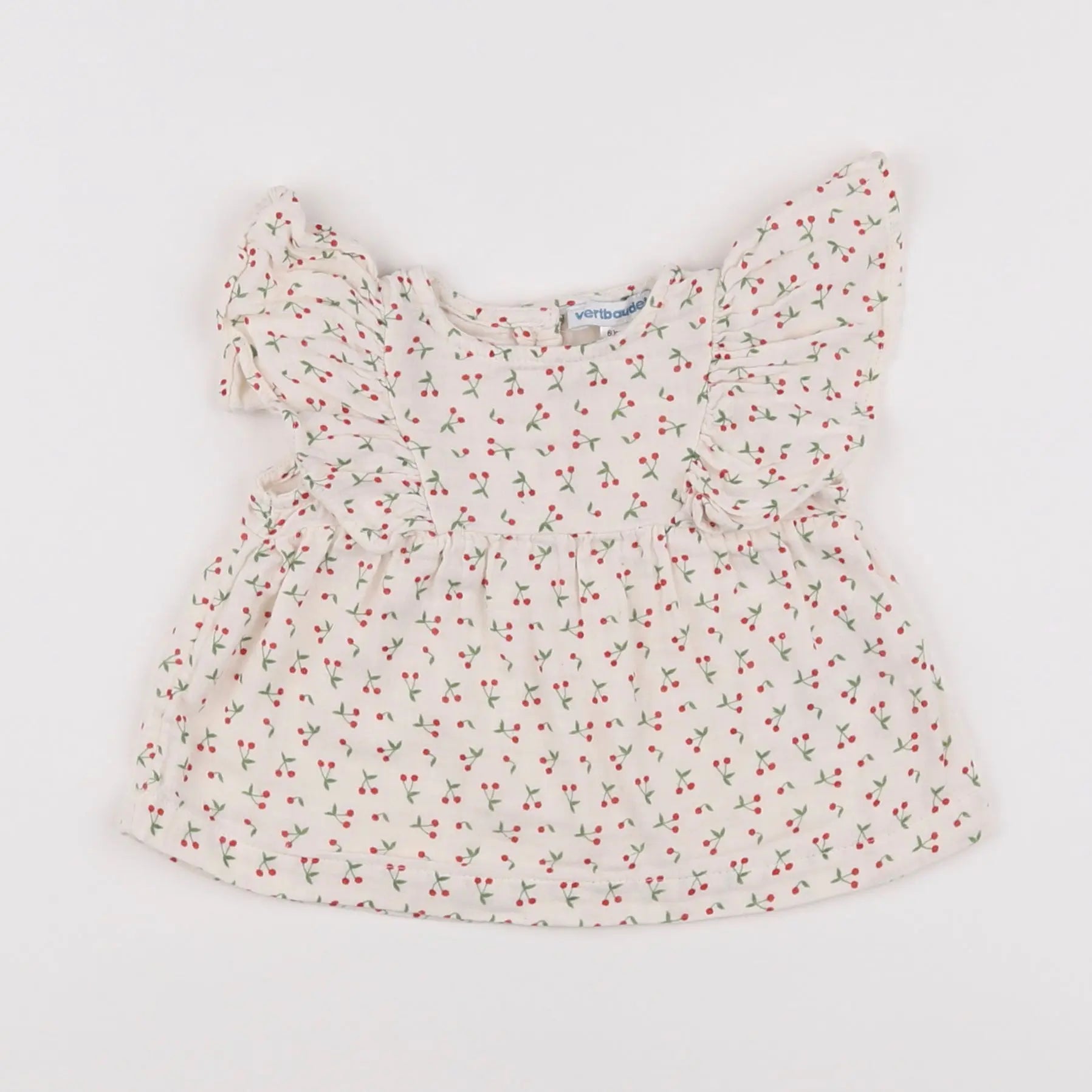 Vertbaudet - blouse beige - 3 mois
