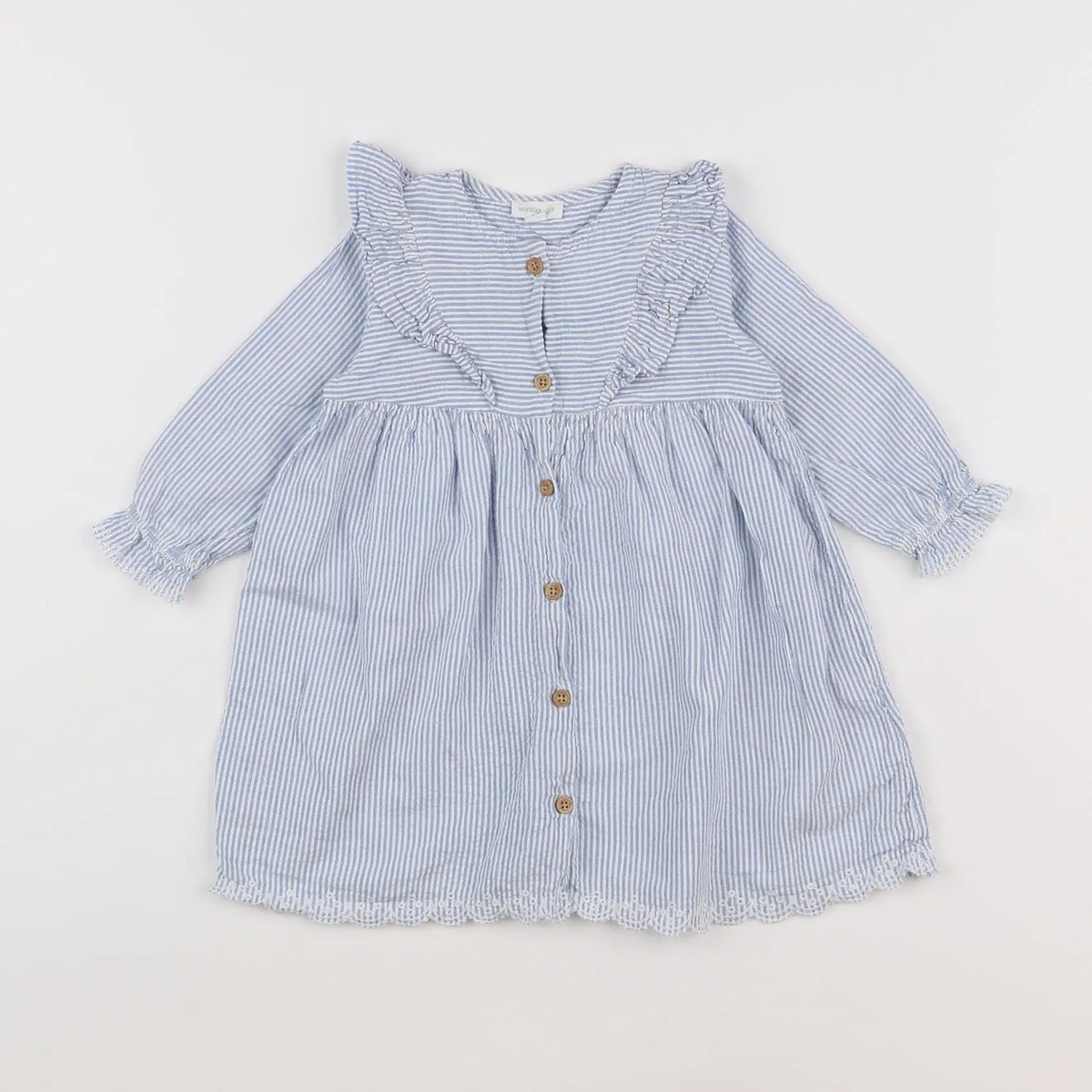 Vertbaudet - robe bleu - 18 mois