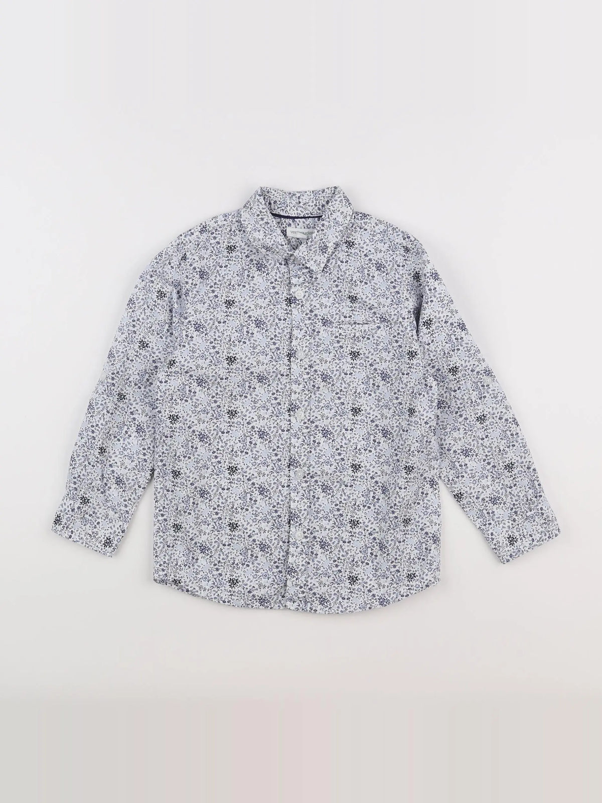 Vertbaudet - chemise bleu - 6 ans